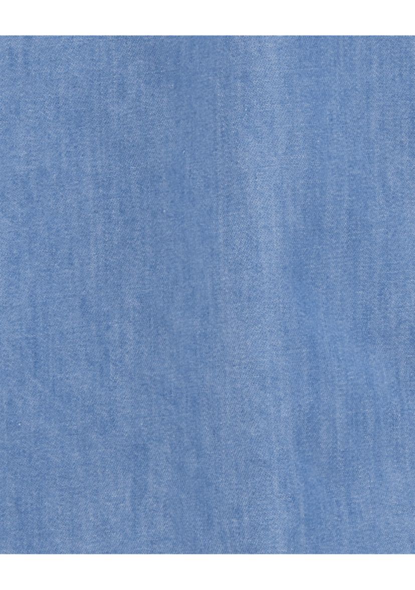 Girls 4-6x Sleeveless Chambray Tie Front Top