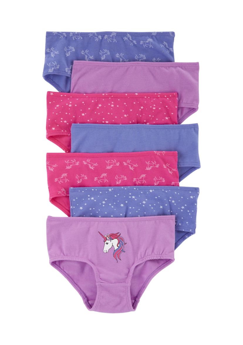 Girls 7-16 Multi Printed Underwear - 7 Pack