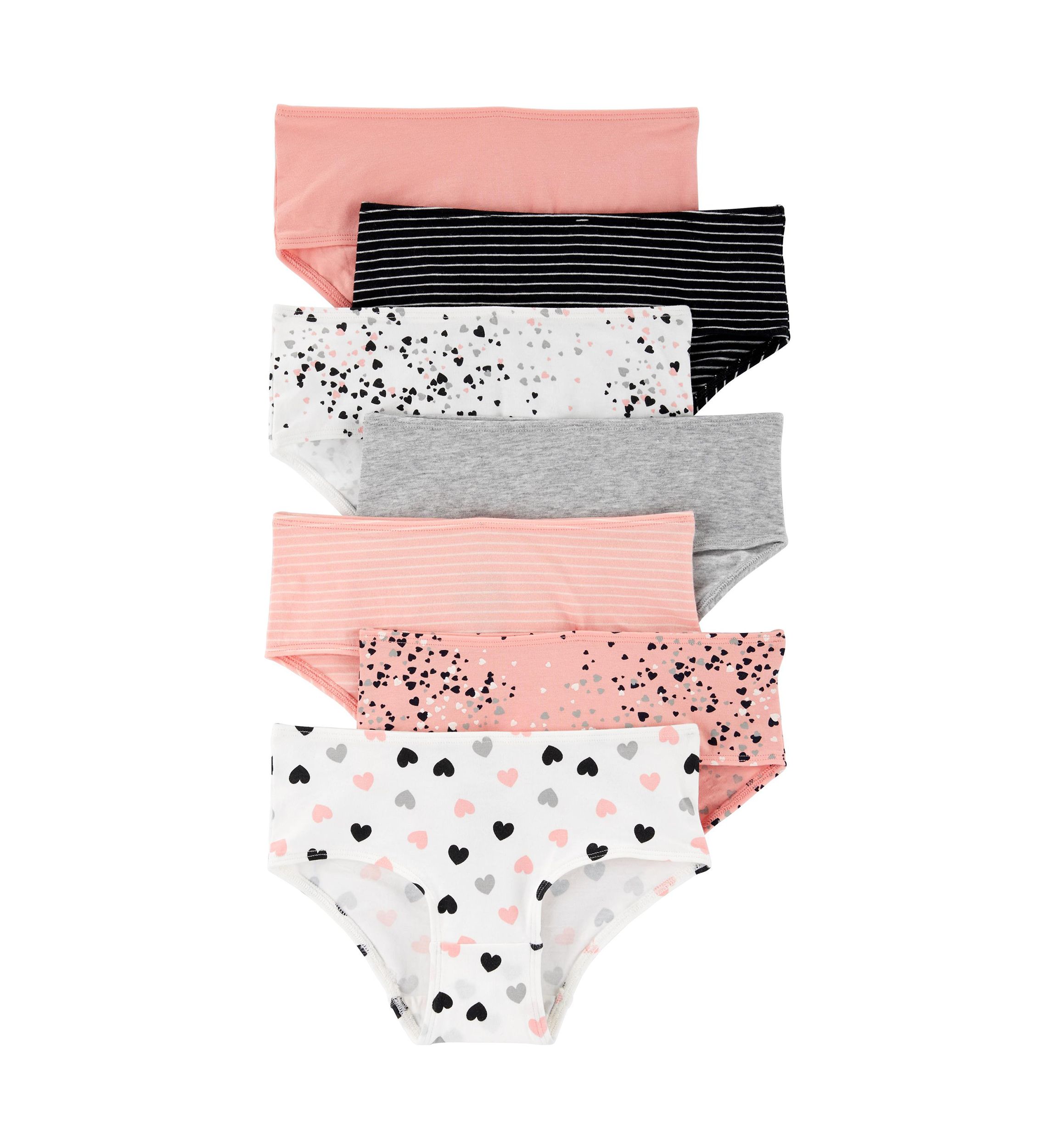 Girls 7-16 Printed Underwear - 7 Pack