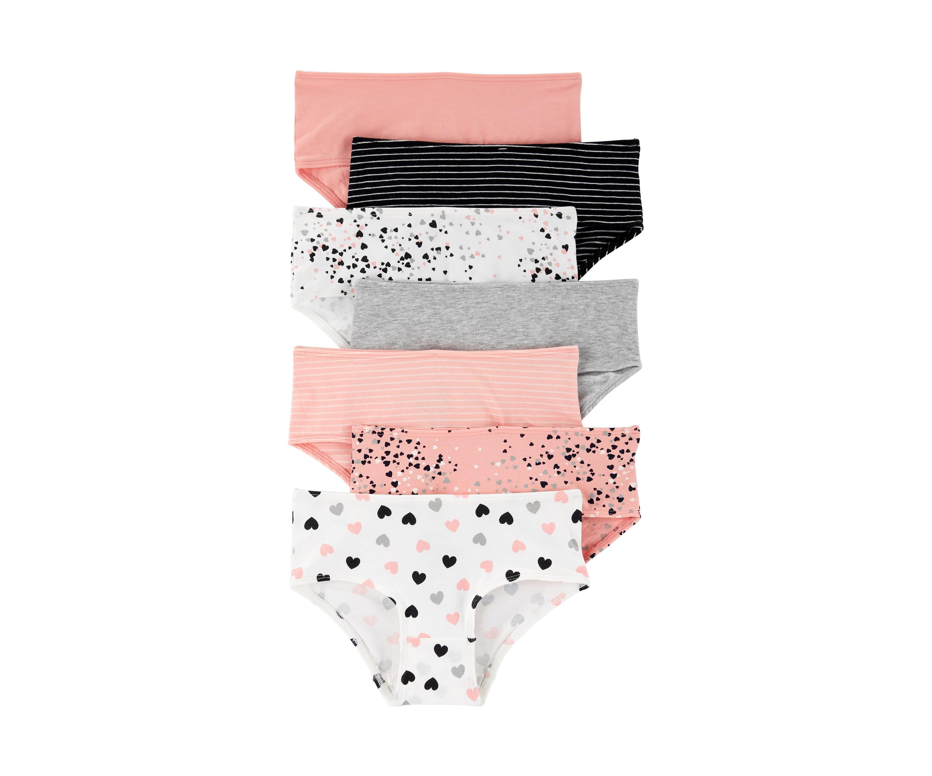 Girls 7-16 Printed Underwear - 7 Pack