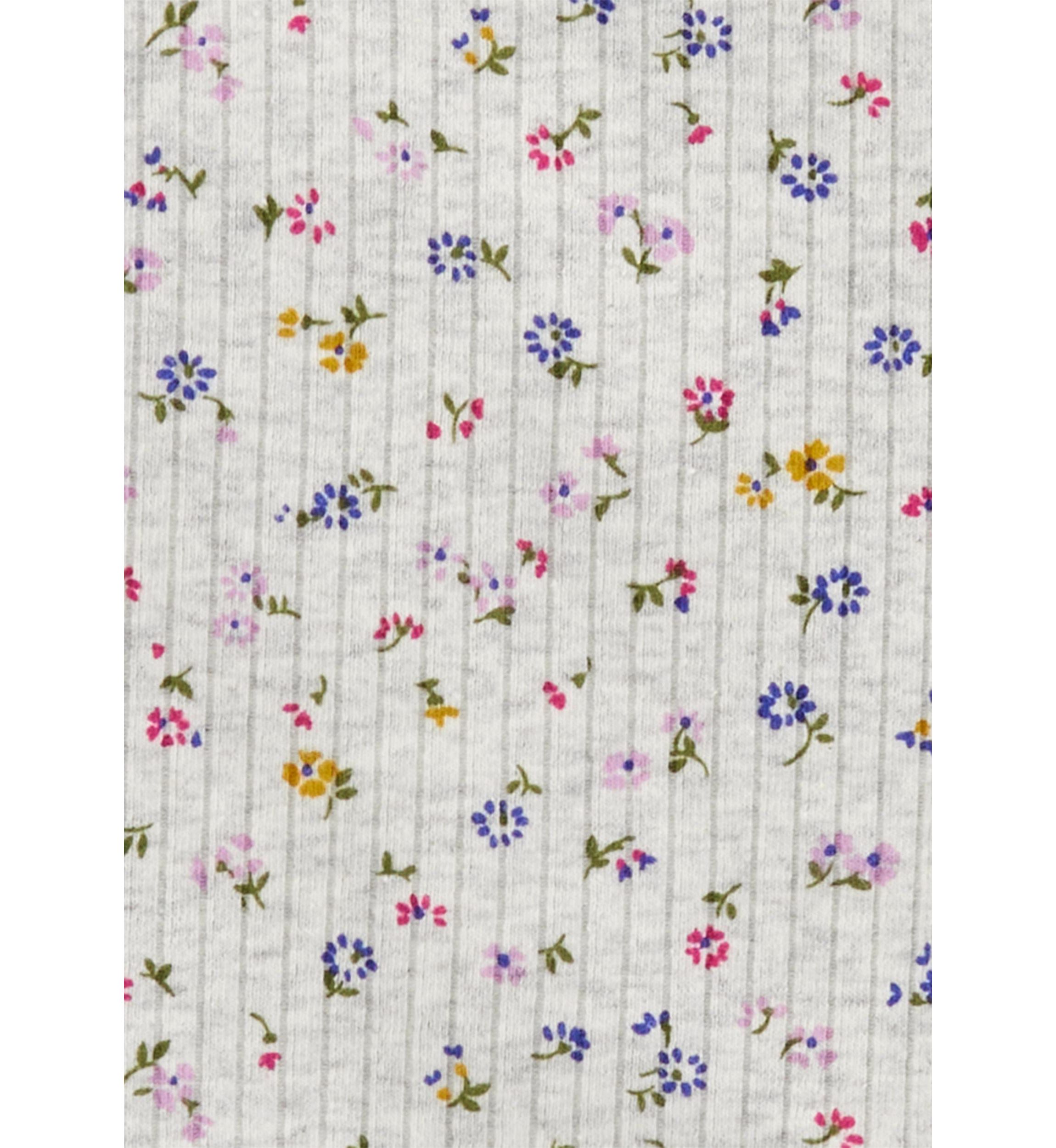 Girls 4-6x Floral Printed Top
