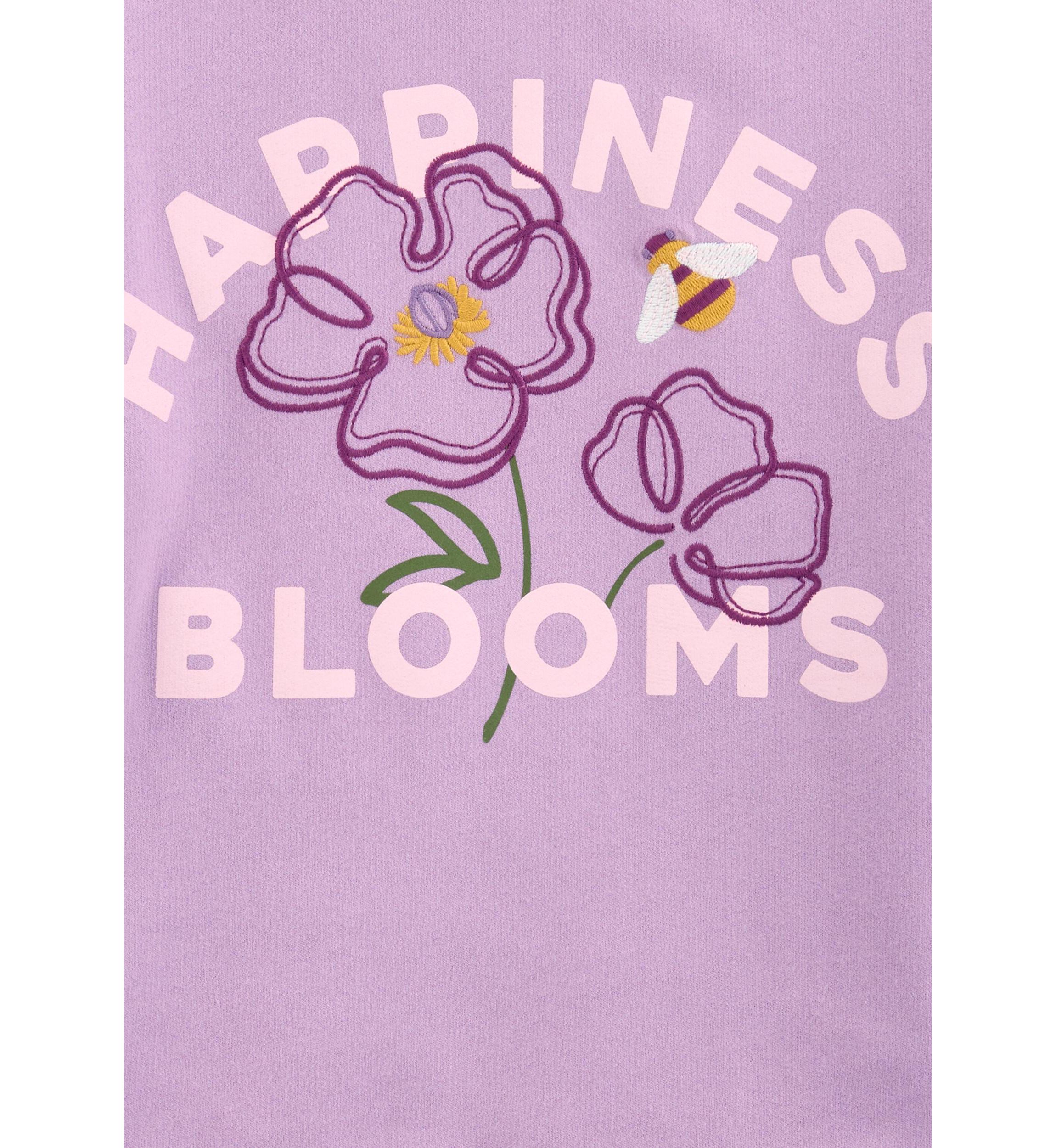Girls 4-6x Happiness Blooms Embroidered Sweatshirt