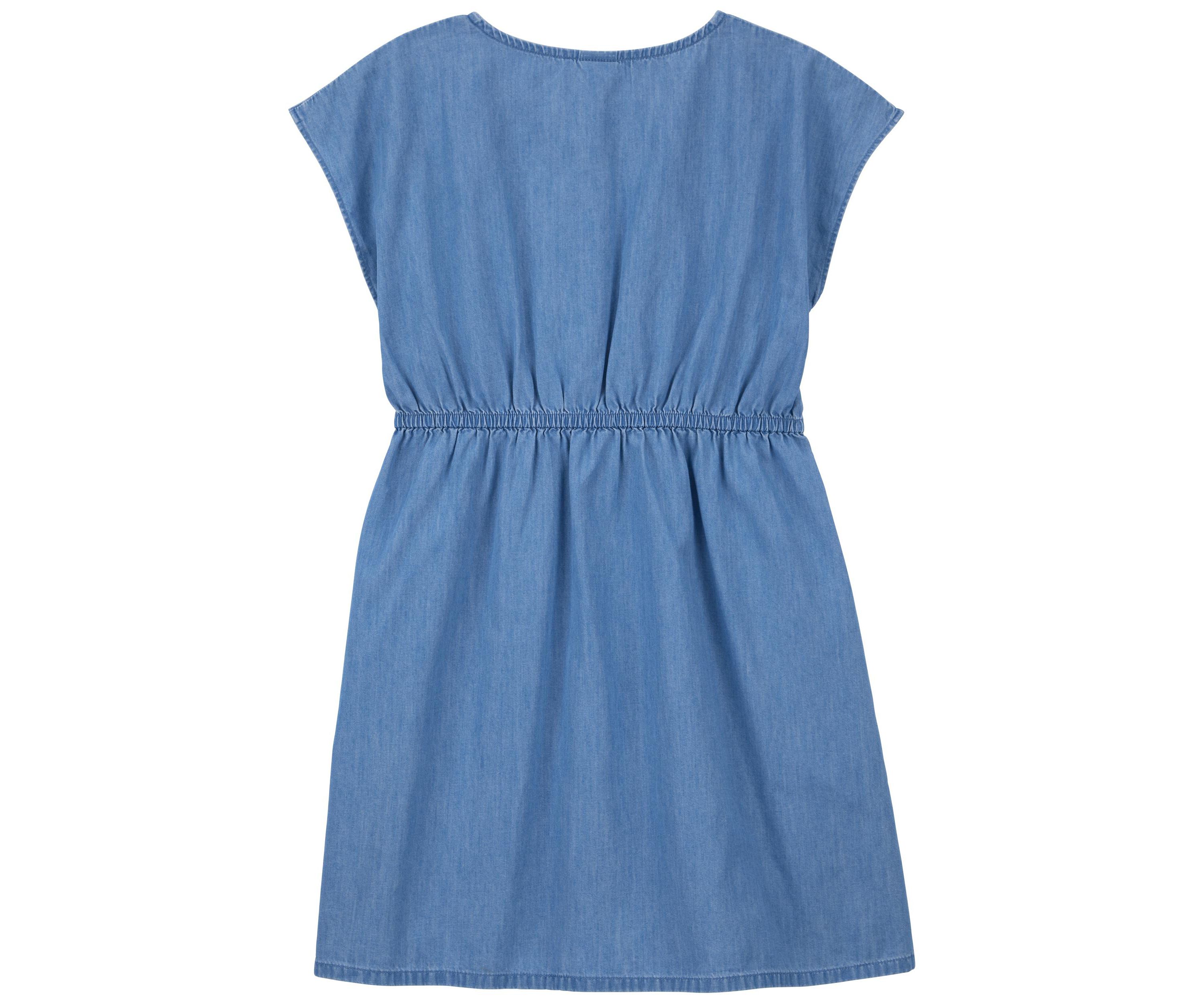 Girls 4-6x Button Front Dress