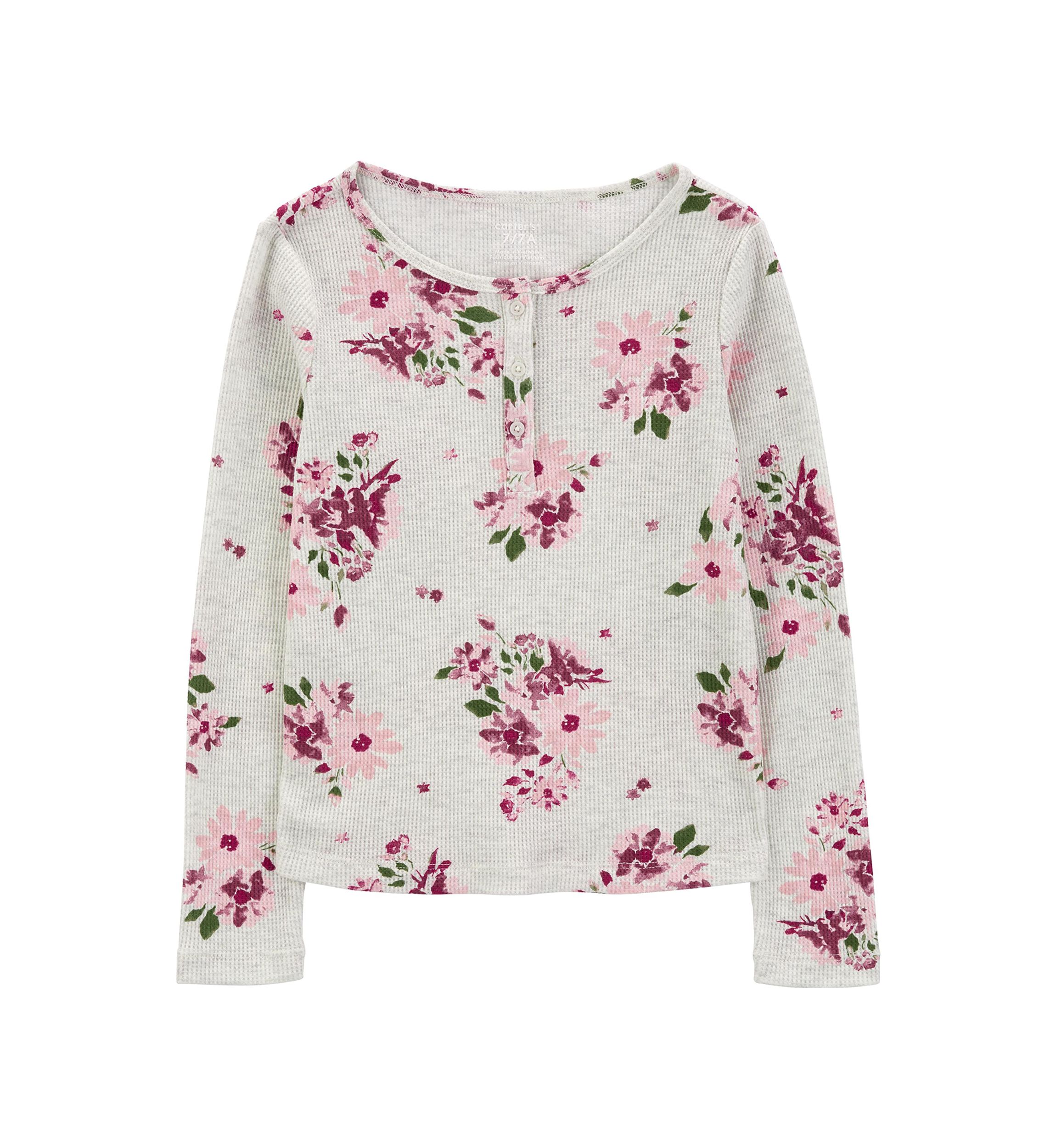 Girls 4- Floral Printed Top