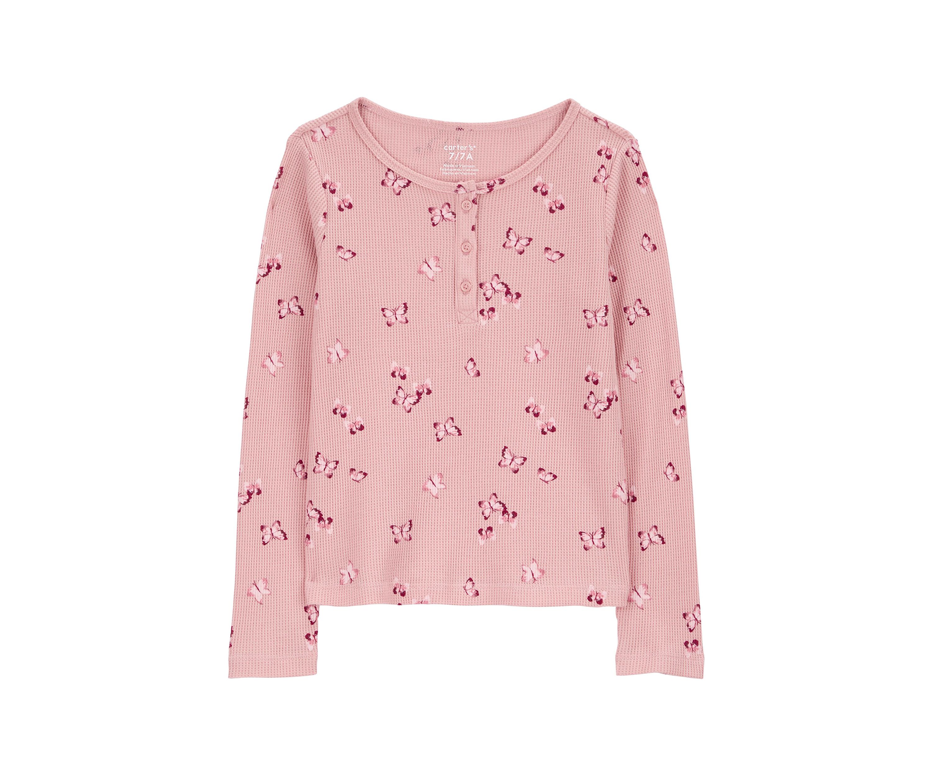 Girls 4-6x Butterfly Printed Top