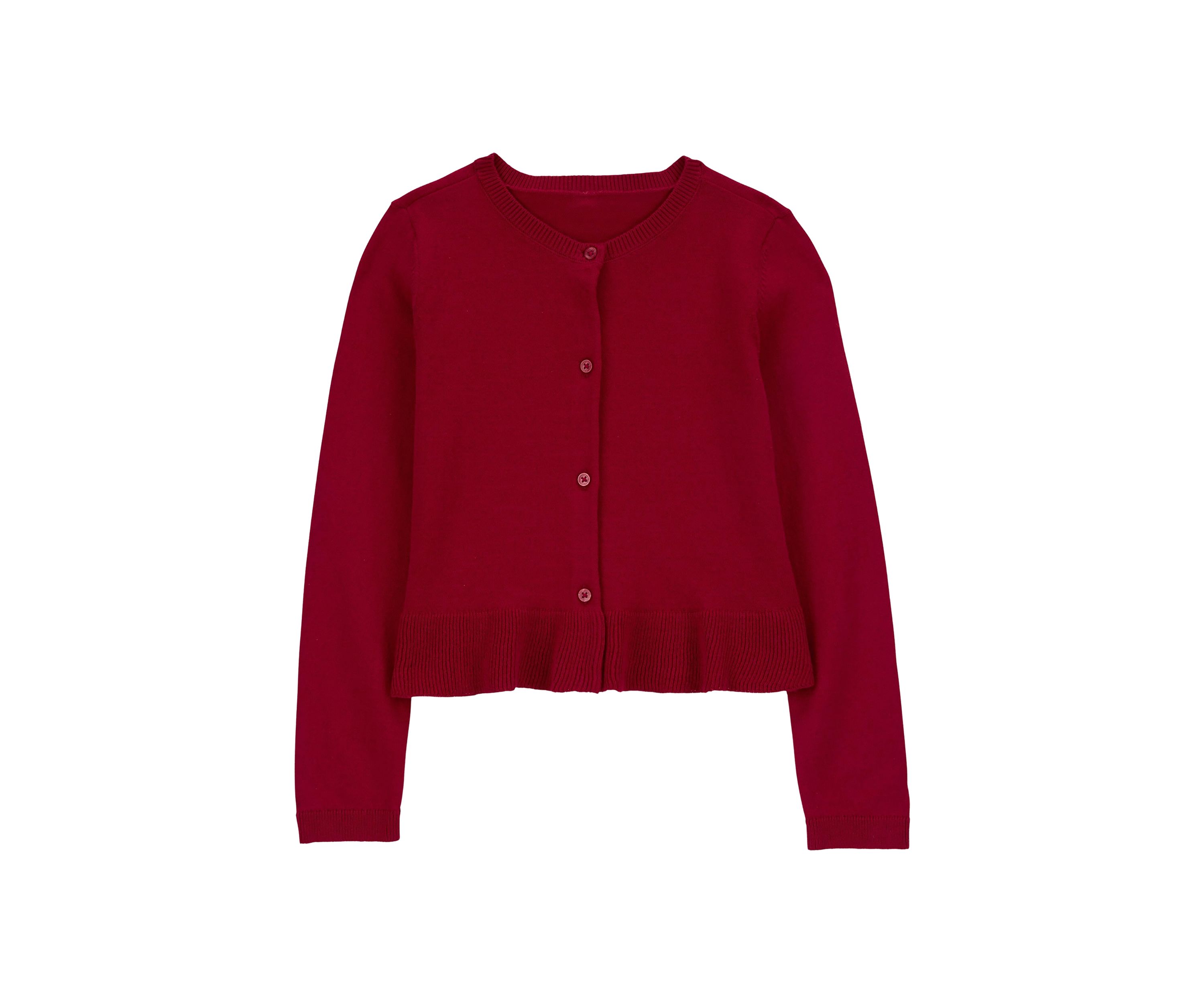 Girls 4-6x Peplum Cardigan