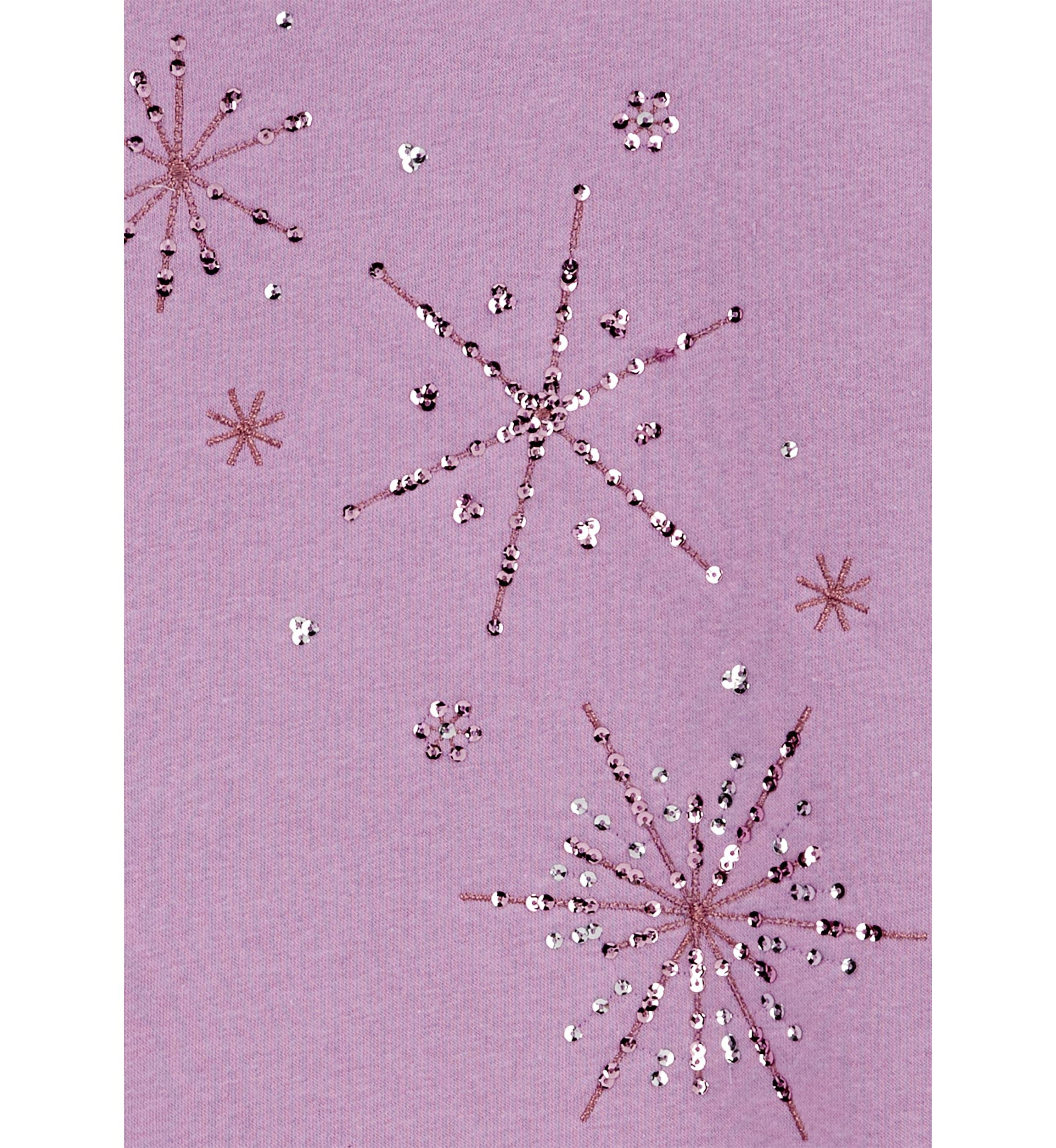 Girls 4-6x Sparkly Star Printed Sweatshirt