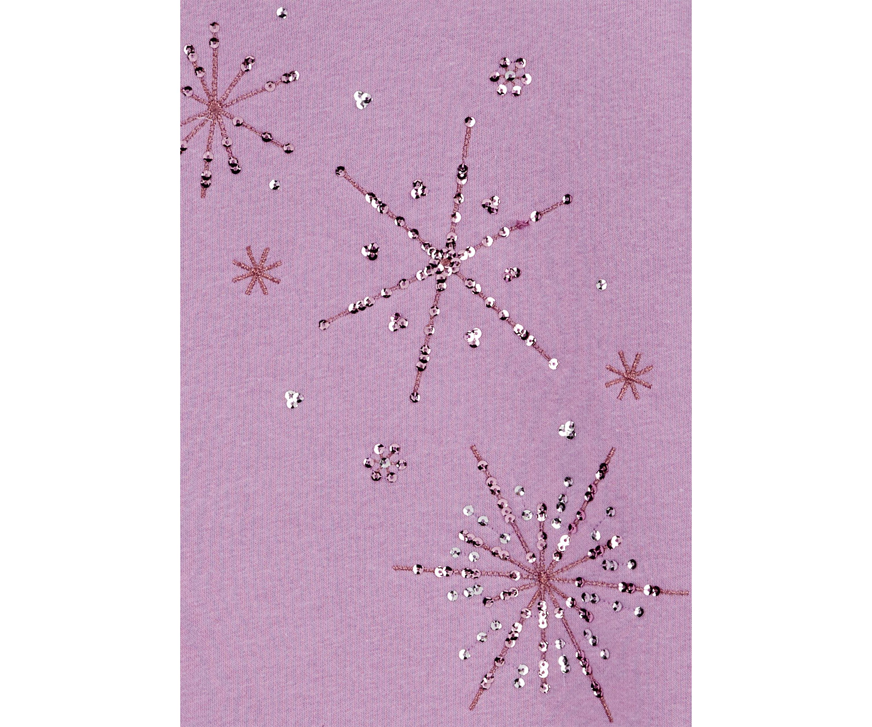 Girls 4-6x Sparkly Star Printed Sweatshirt