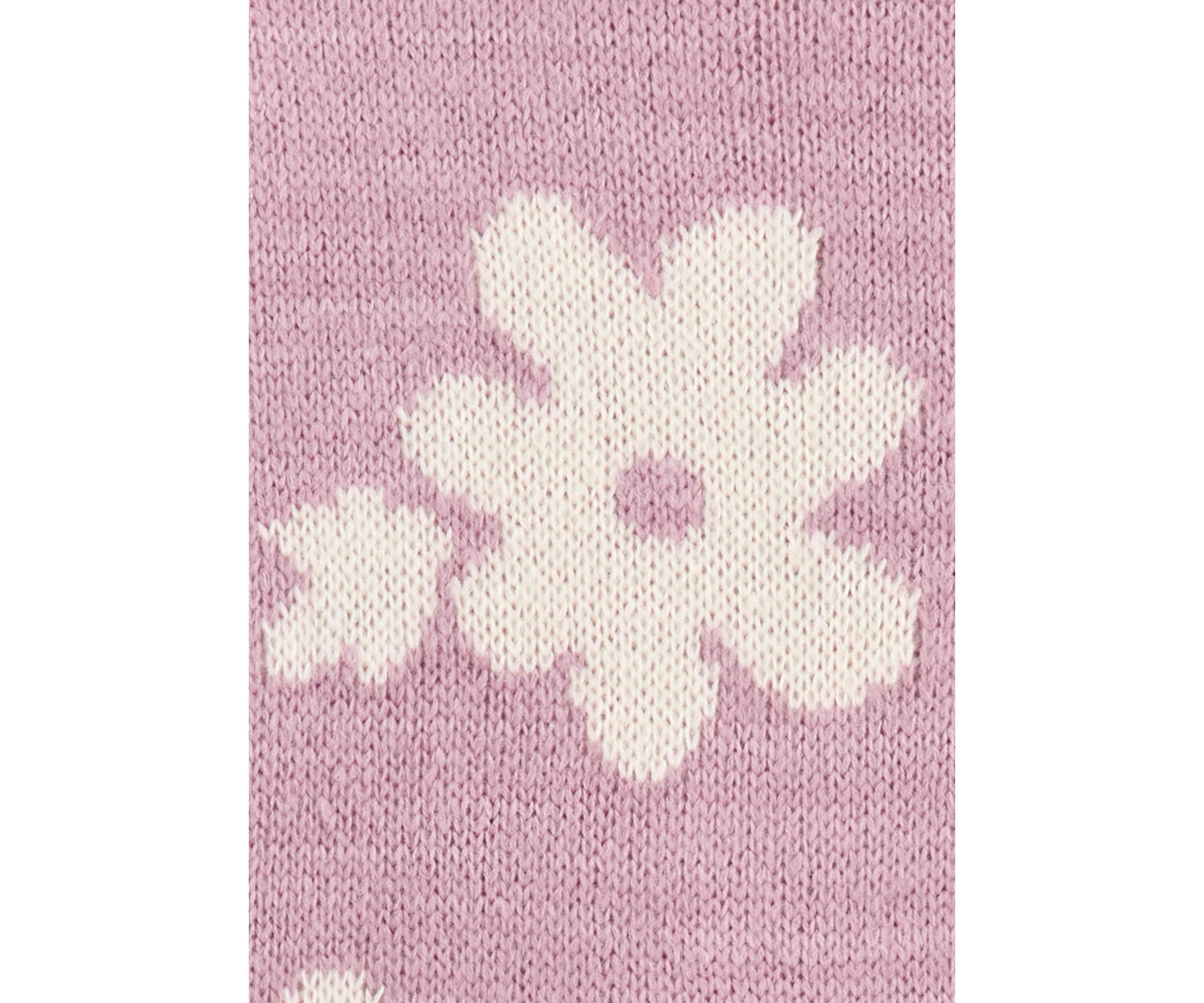 Girls 4-6x Floral Printed Sweater