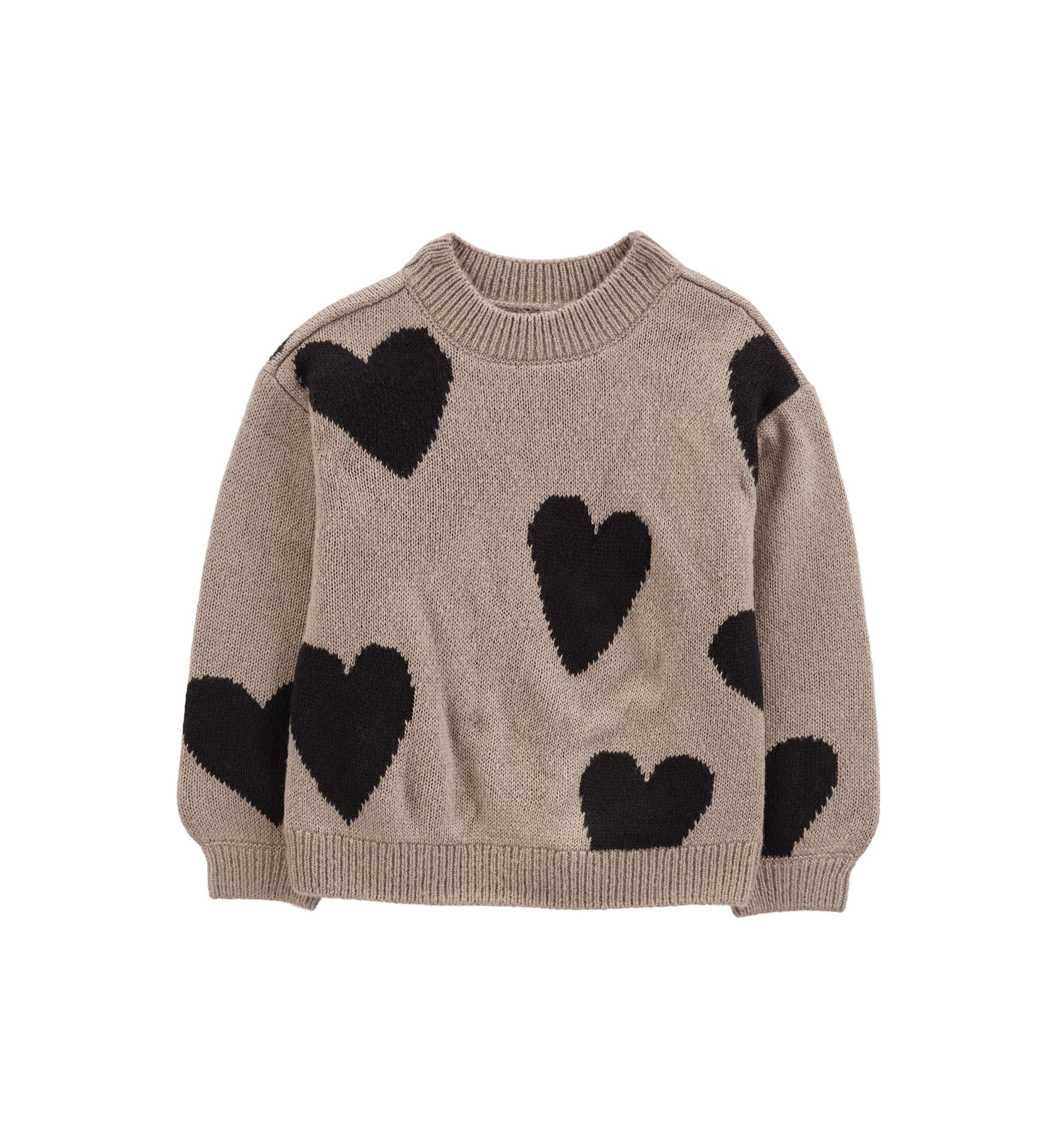 Girls 4-6x Heart Printed Sweatshirt