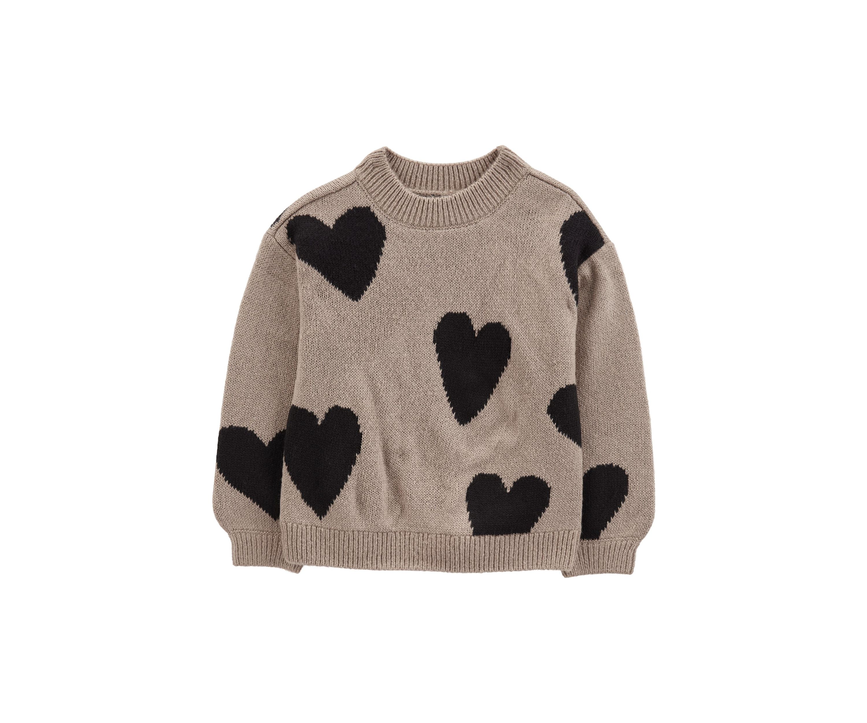 Girls 4-6x Heart Printed Sweatshirt
