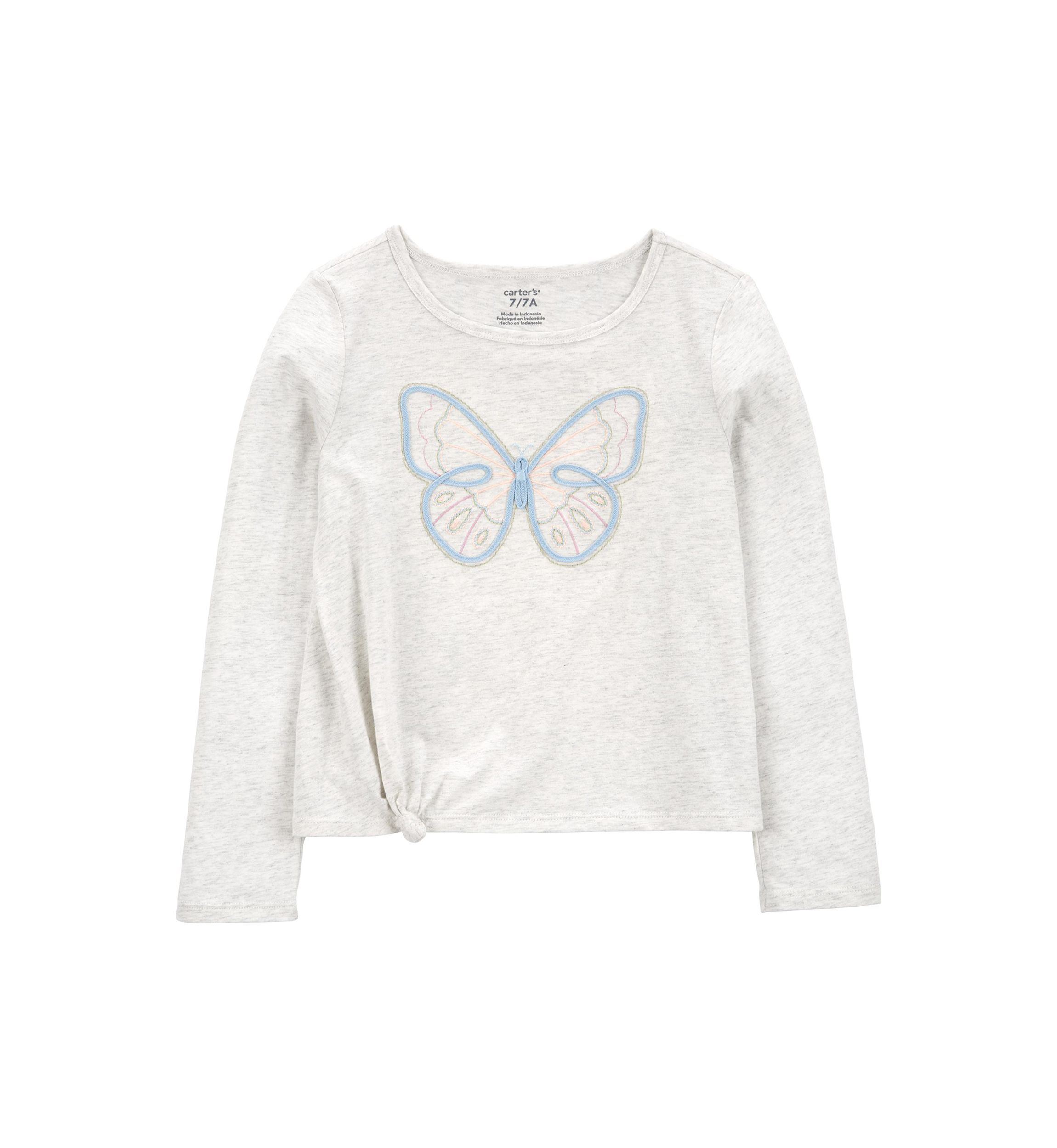 Girls 4-6x Tie Front Graphic T-Shirt