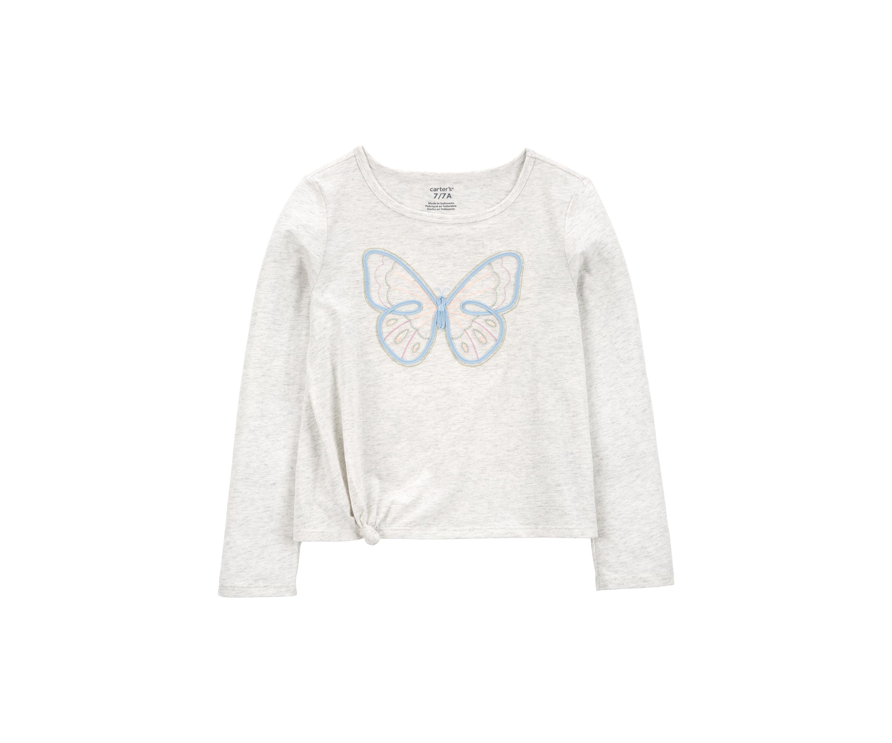 Girls 4-6x Tie Front Graphic T-Shirt