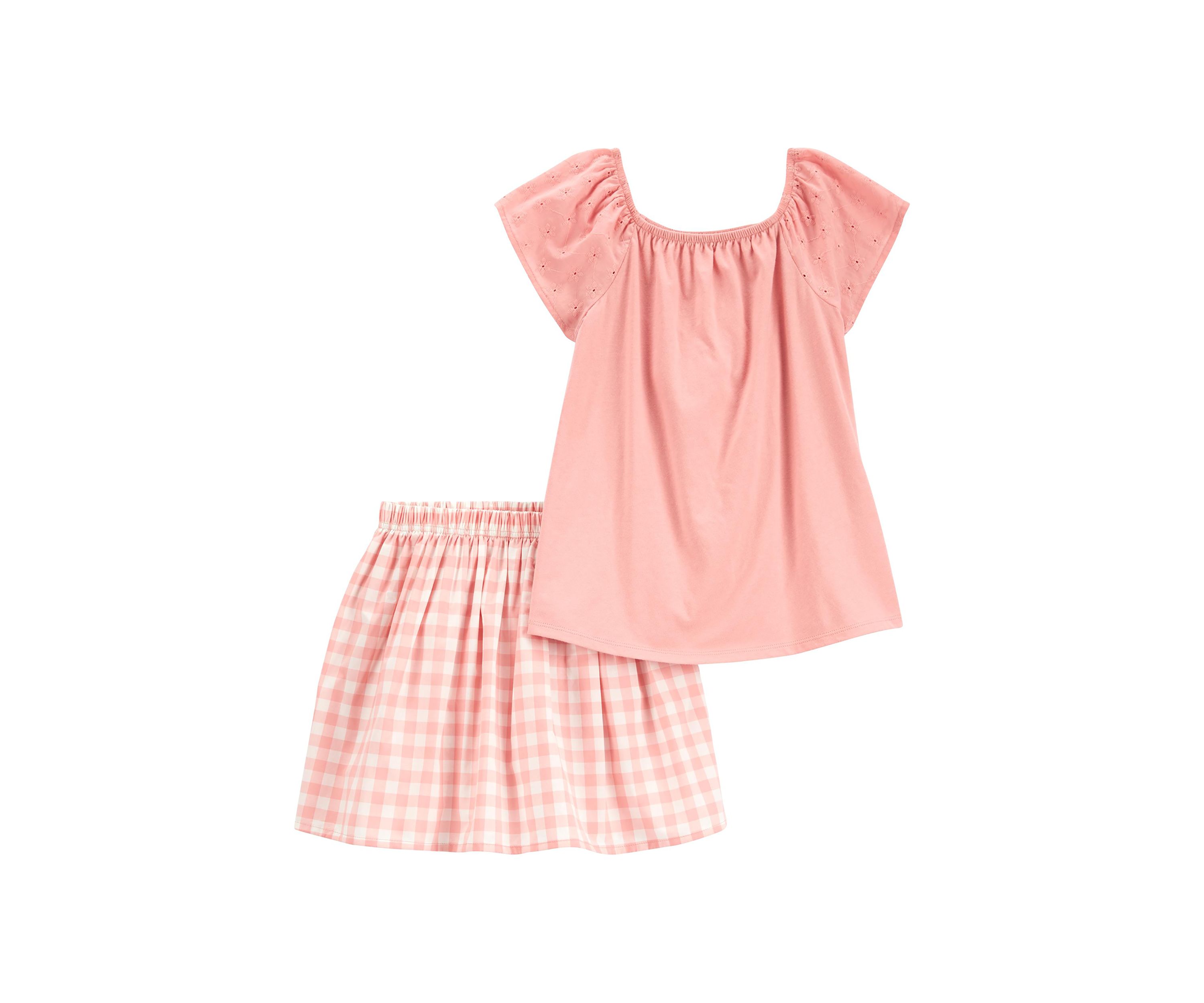 Girls 4-6x 2 Piece Skirt Set 