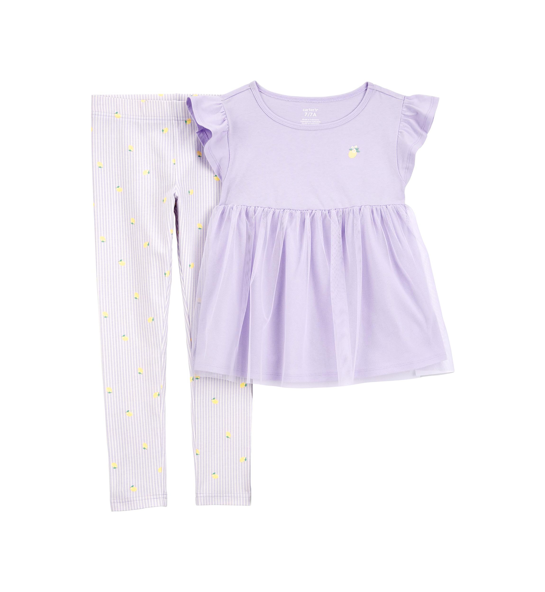 Girls 4-6x 2-Piece Legging Set 