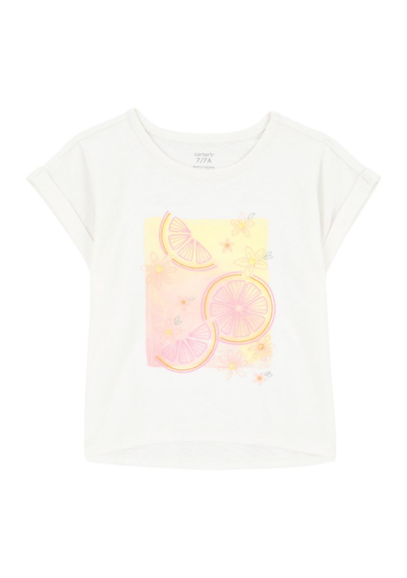 Girls 4-6x Short Sleeve Jersey T-Shirt 