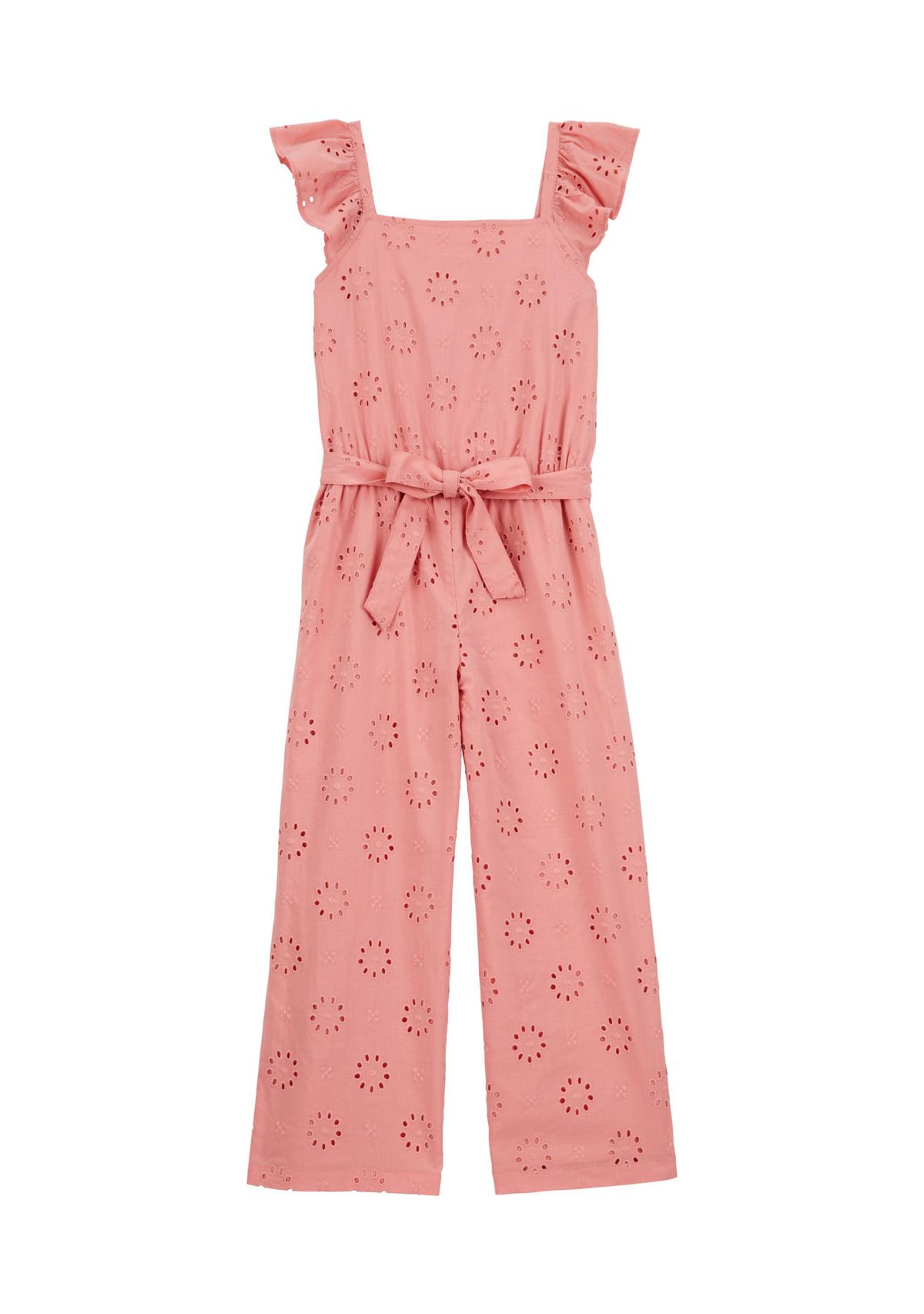 Girls 4-6x Eyelet Jumpsuit