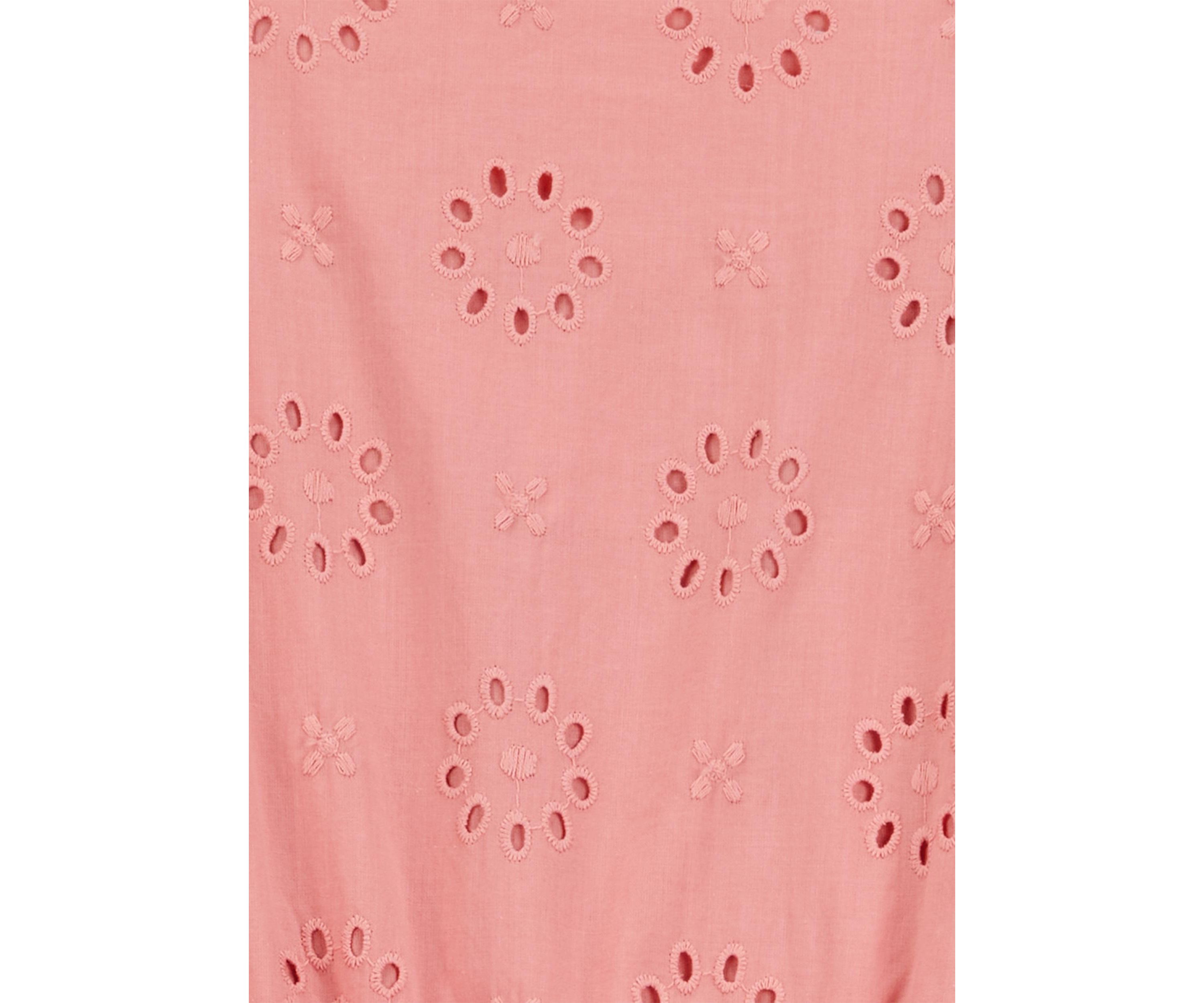 Girls 4-6x Eyelet Jumpsuit