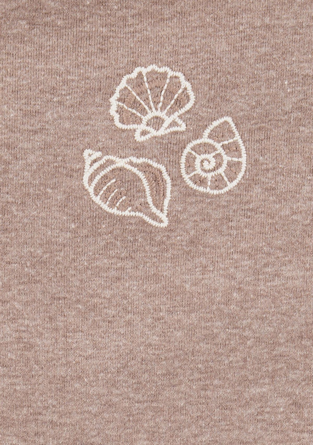 Girls 5-14 Seashell Babydoll Top