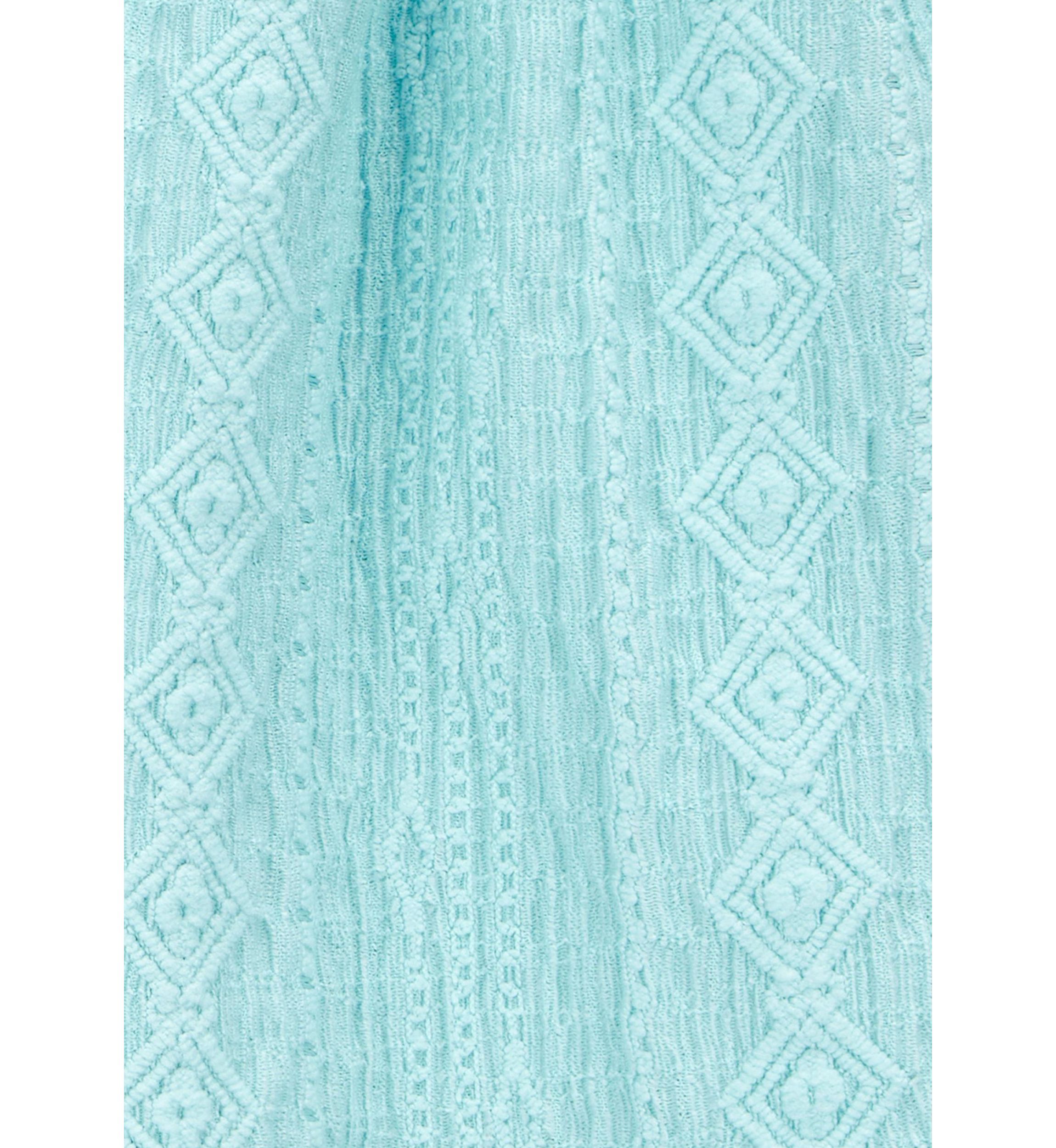 Girls 4-14 Smocked Textured Shorts