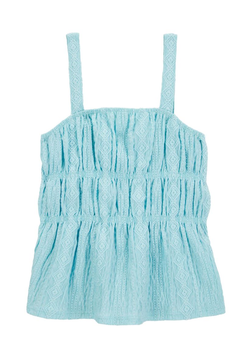 Girls 4-14 Textured Tank Top
