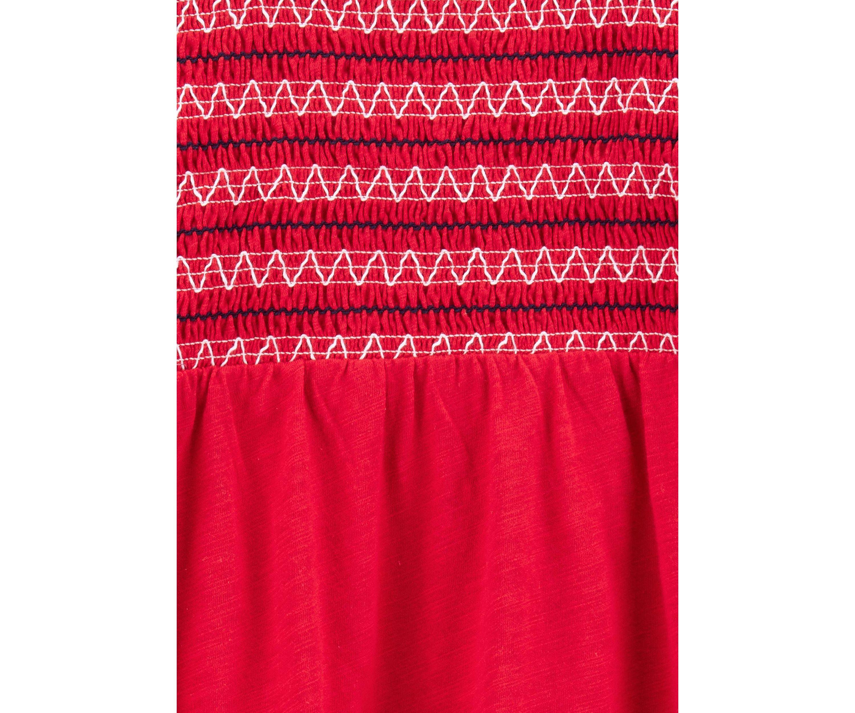  Girls 7-16 Sleeveless Smocked Yoke Dress