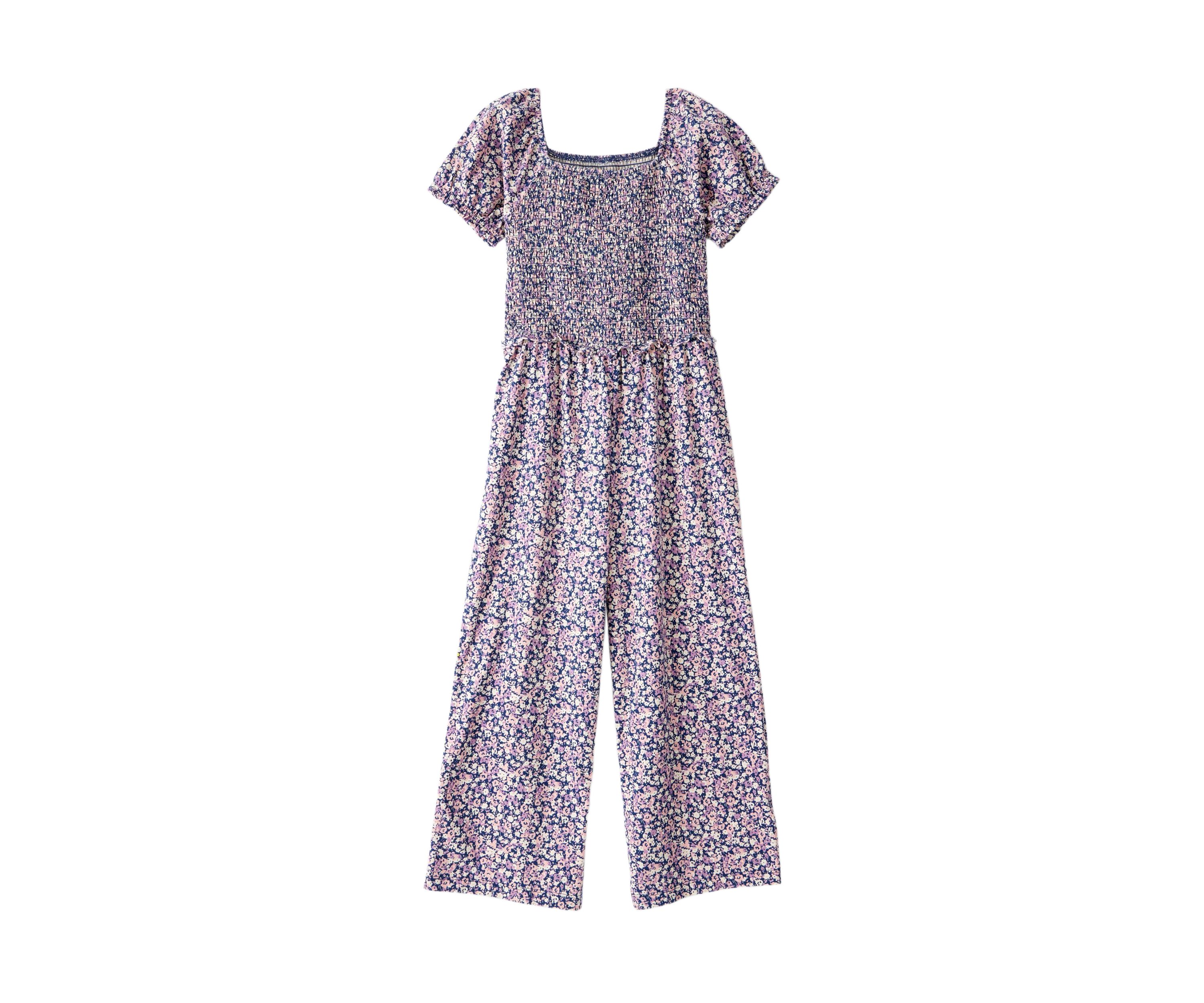 Girls 4-6x Printed Knit Jumpsuit