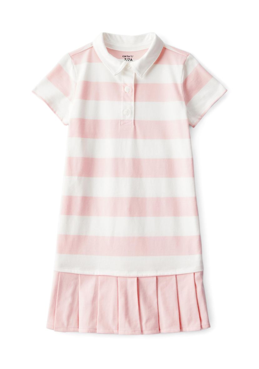 Girls 4-6x Stripe Rugby Polo Dress