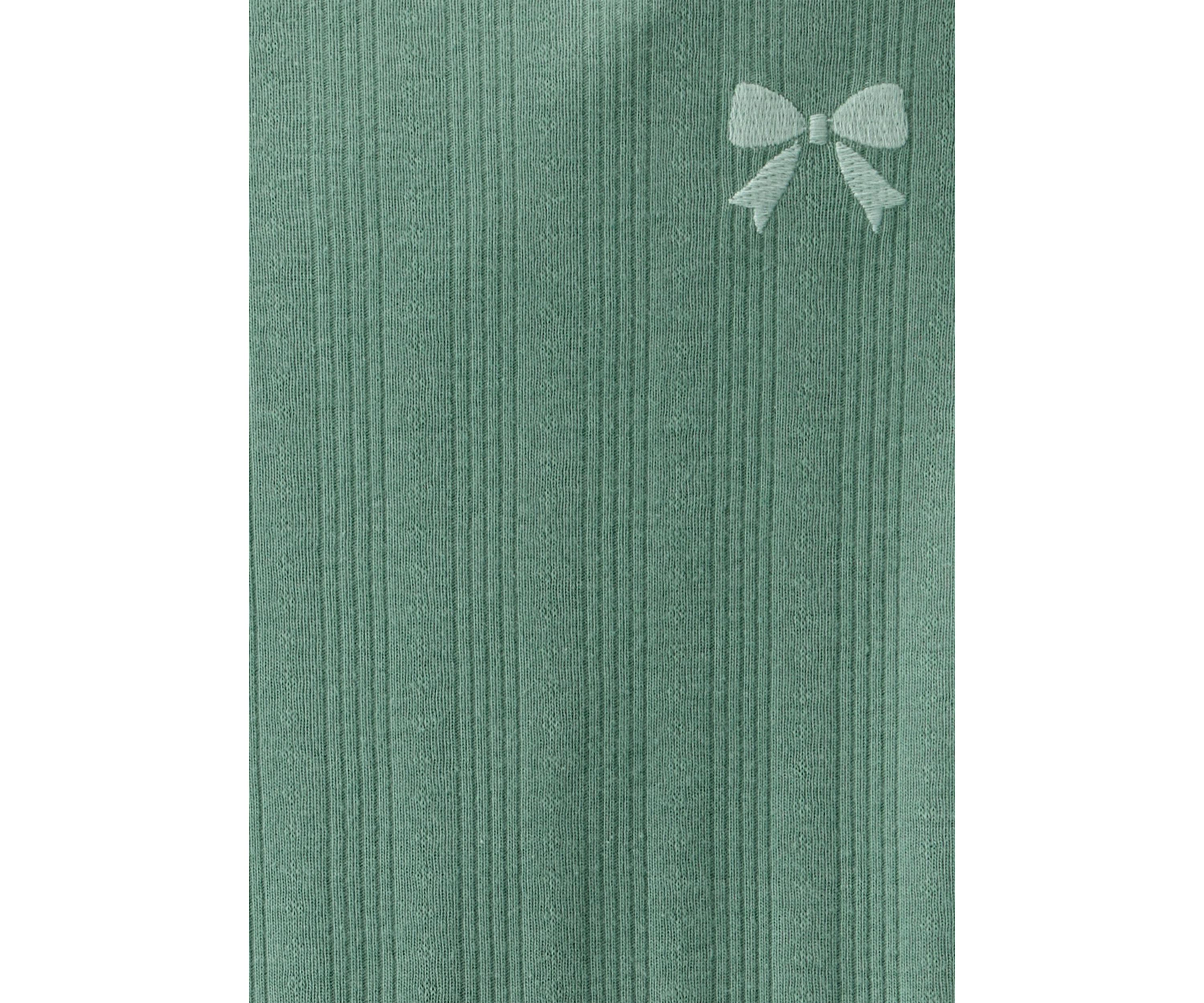 Girls 4-6x Lettuce Trim Knit Top