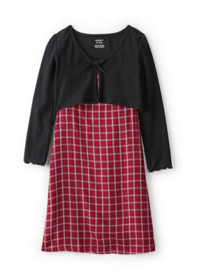 Carter's Girls 4-6x Cardigan and Printed Dress Set, 5