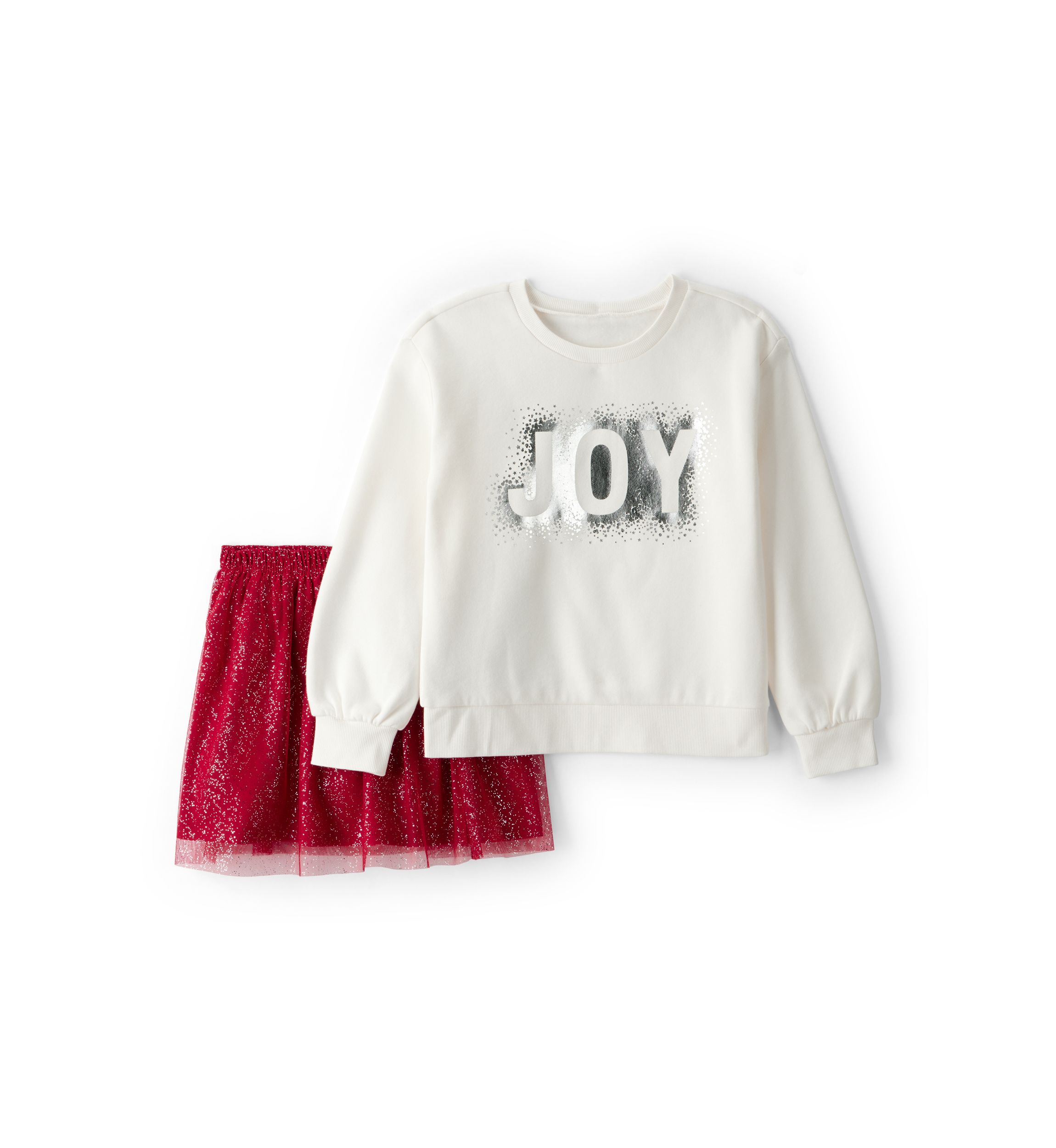 Girls 4-6x Holiday Graphic Top and Skirt Set