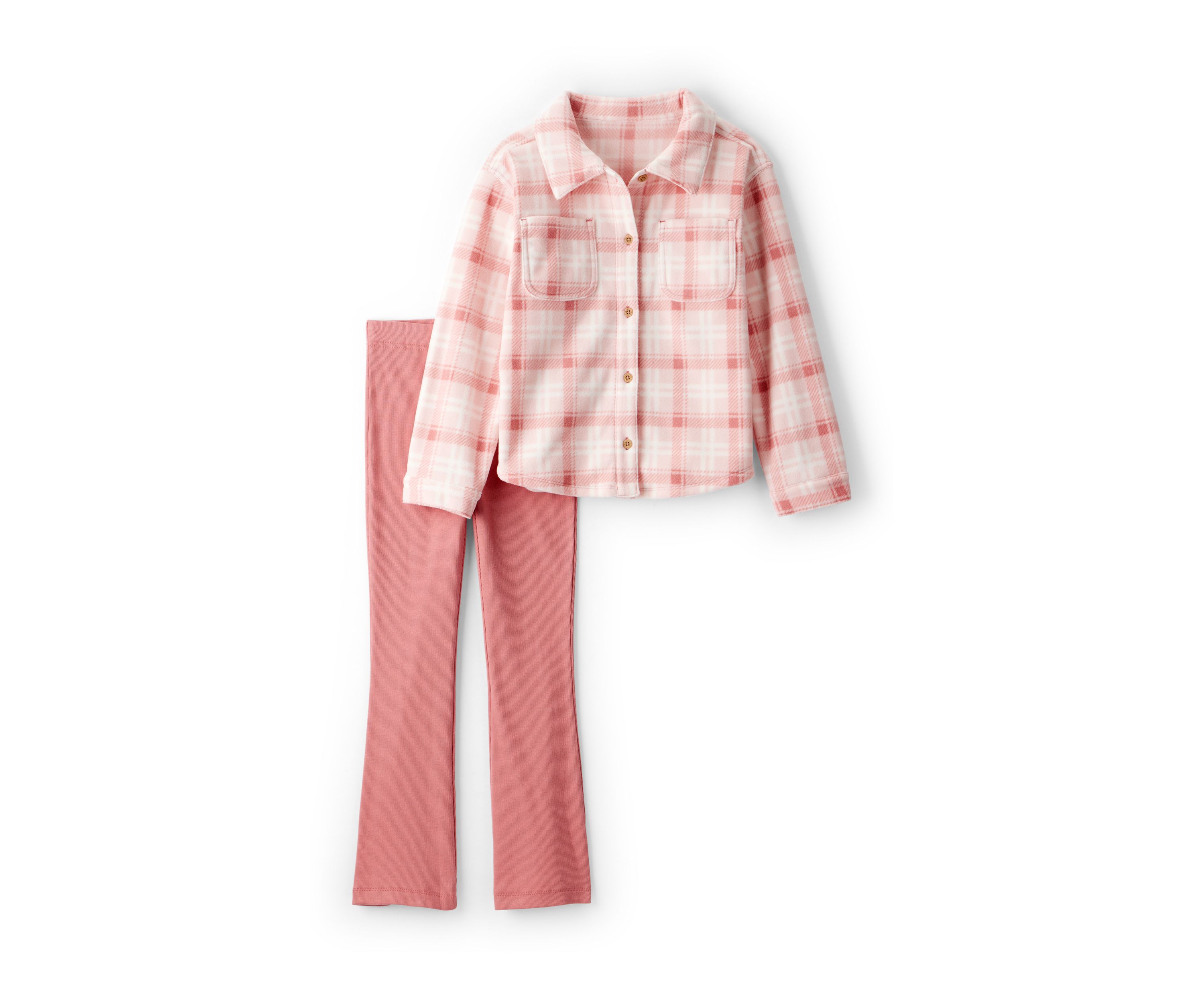 Girls 4-6x Flannel Top and Pants Set