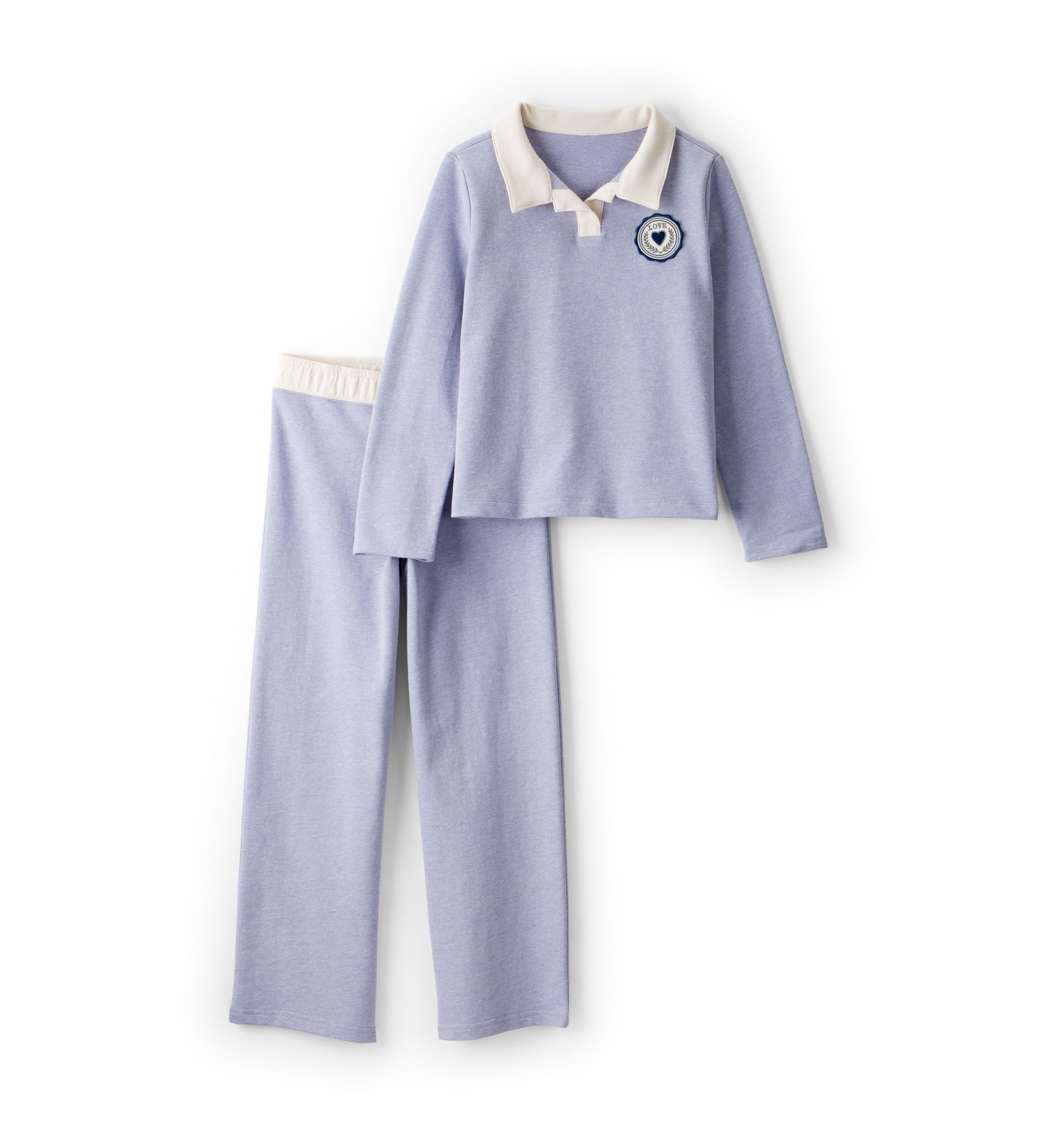 Girls 4-6x Polo Top and Pants Set