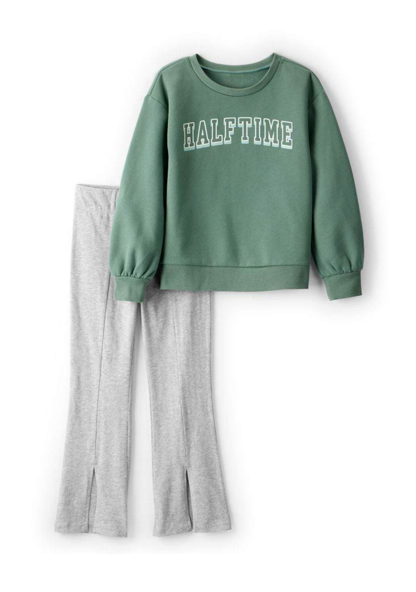 Girls 4-6x Graphic Sweatshirt and Pants Set