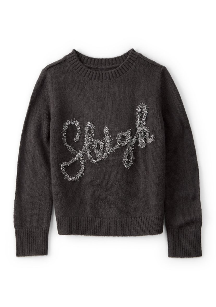 Girls 4-6x Sleigh Festive Graphic Sweater
