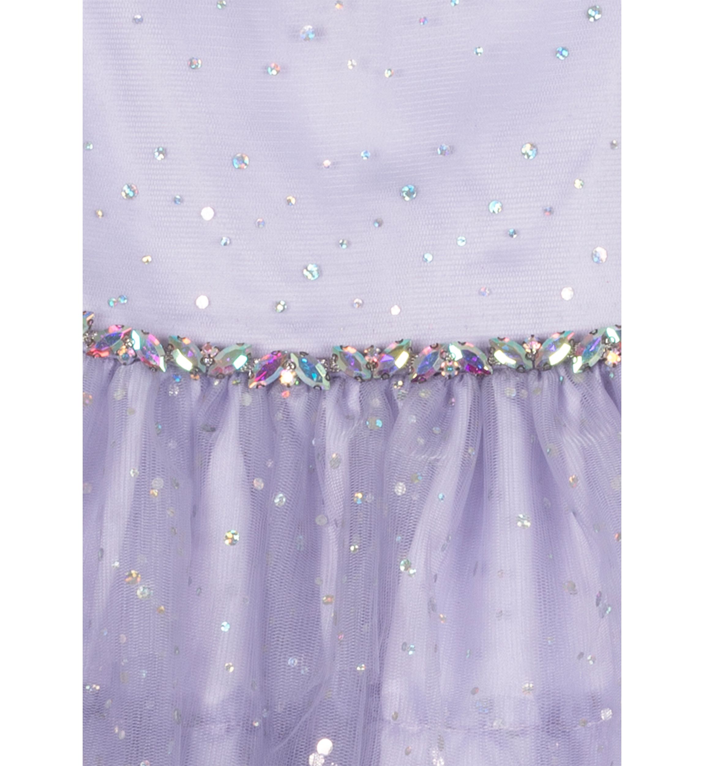 Girls 4-6x Illusion Tiered Maxi Dress