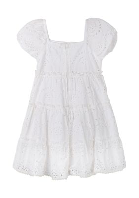 Dresses, Osh Kosh Bgosh By Carters 9 Month Metallic Silver Flutter Sleeve  Pleated Dress