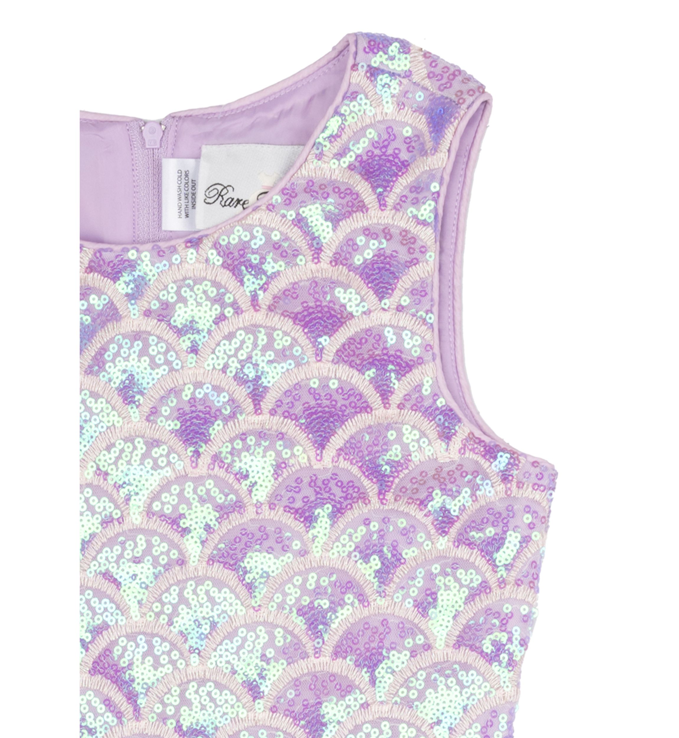Girls 4-6x Mermaid Bodice to Tiered Skirt Dress
