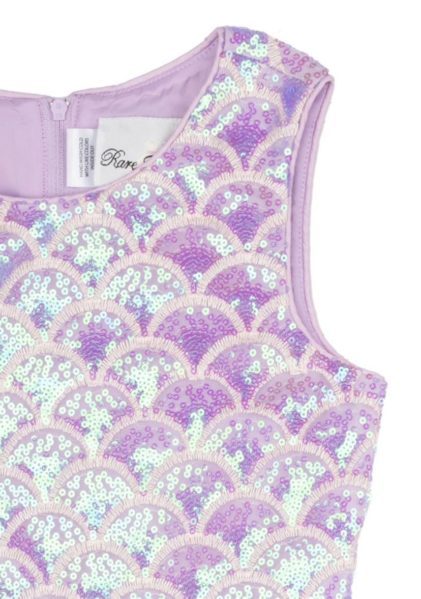 Girls 4-6x Mermaid Bodice to Tiered Skirt Dress