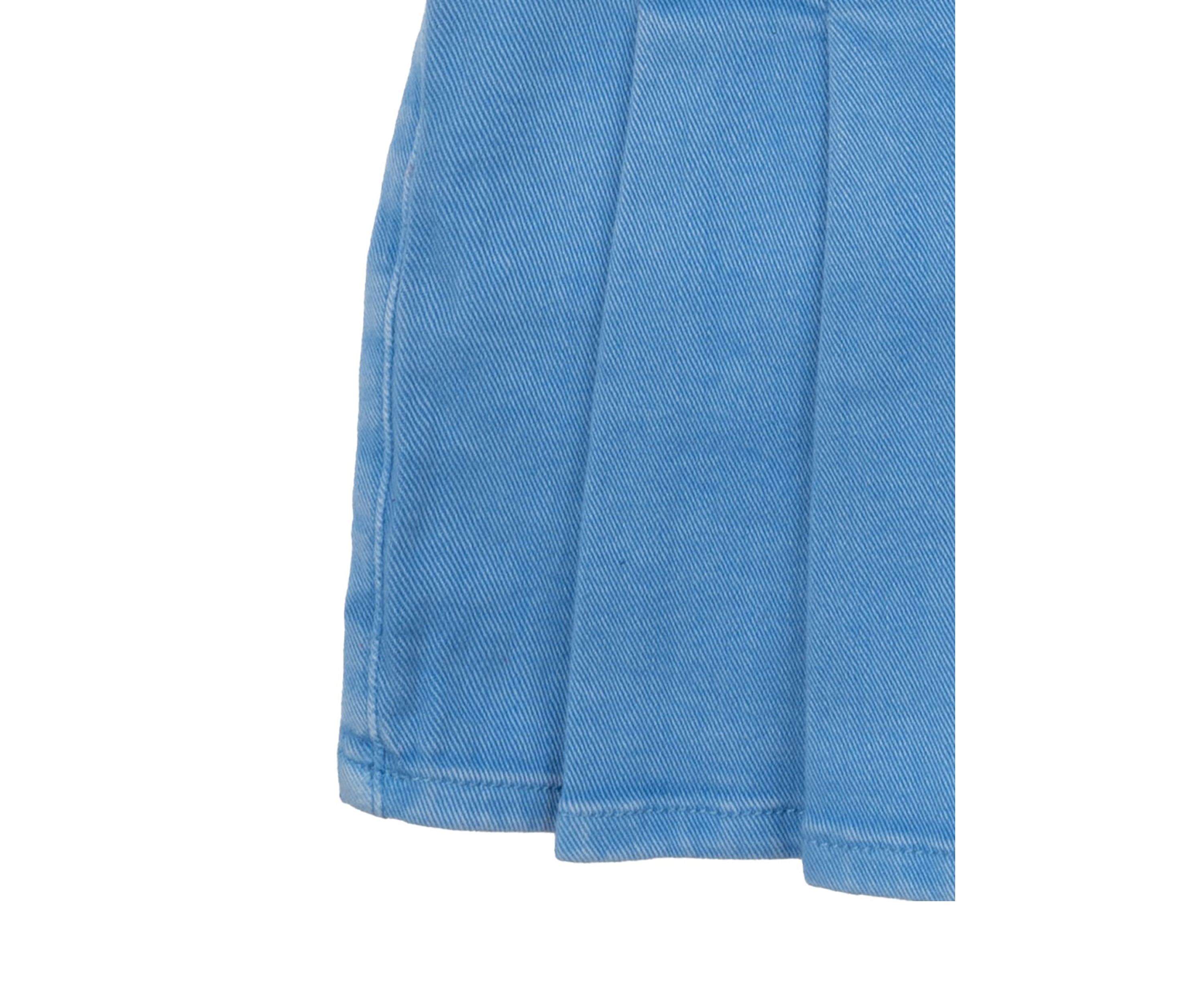 Girls 4-6x Crochet Tank Top and Denim Skort Set