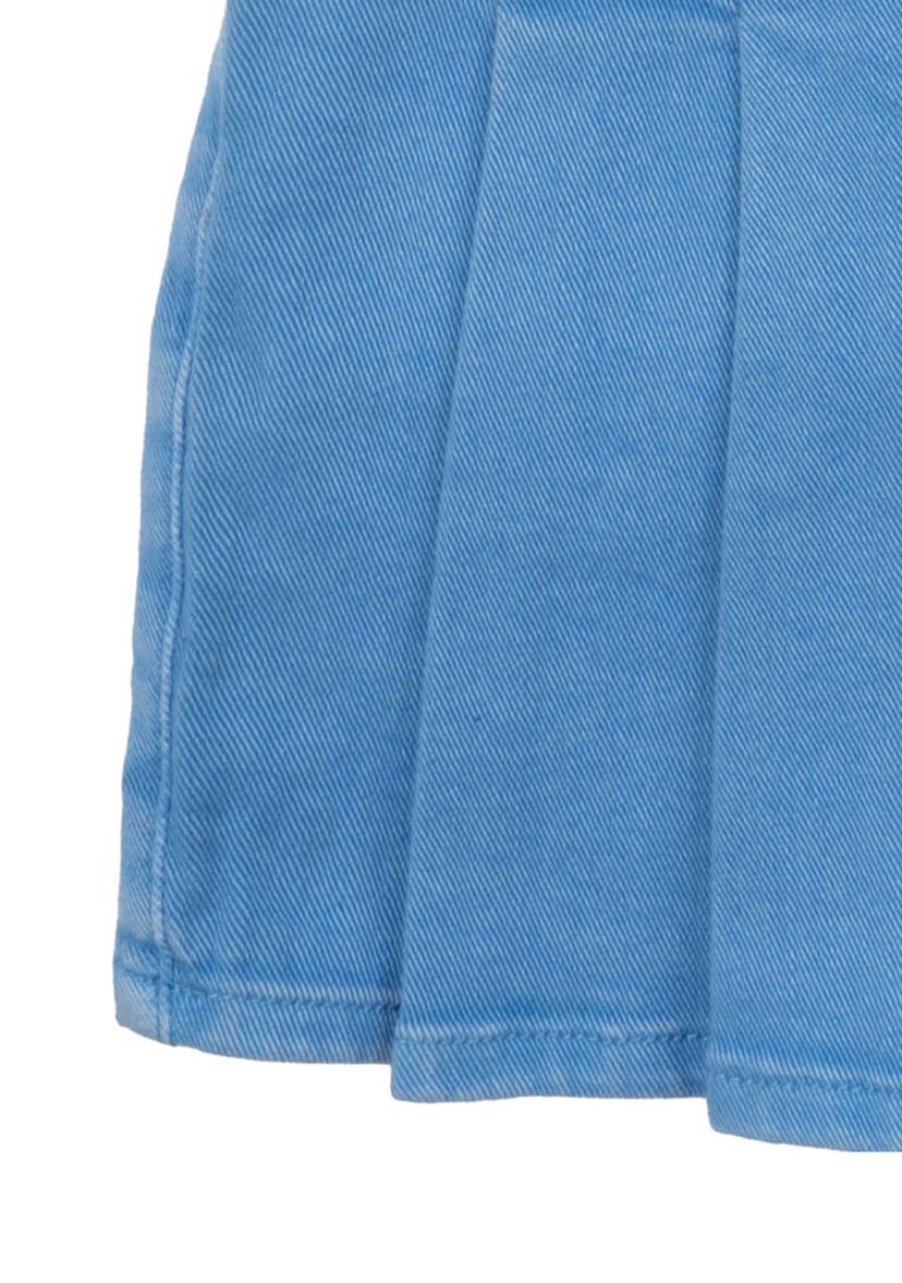 Girls 4-6x Crochet Tank Top and Denim Skort Set
