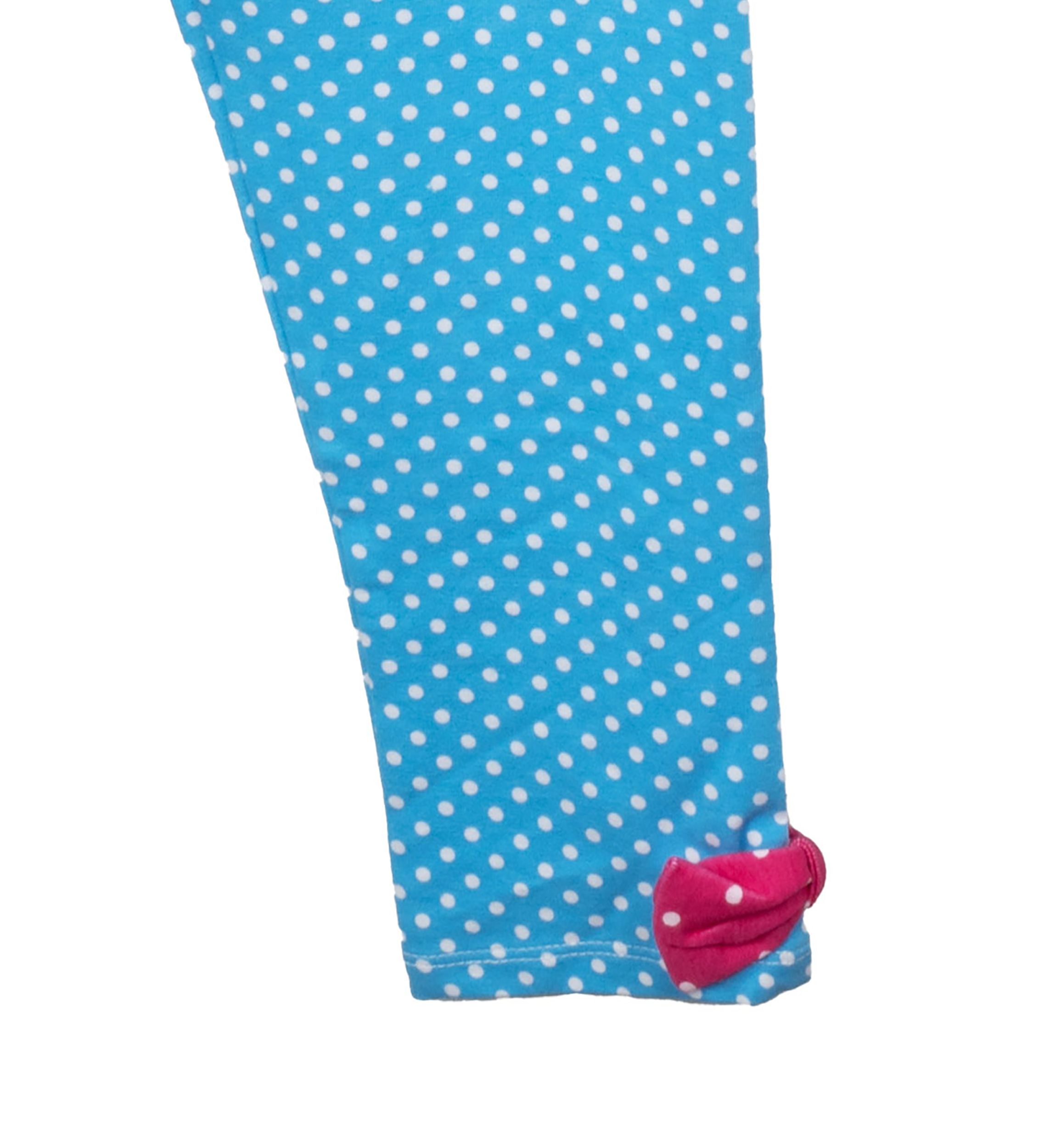 Girls 4-6x Dot Printed Top and Leggings Set
