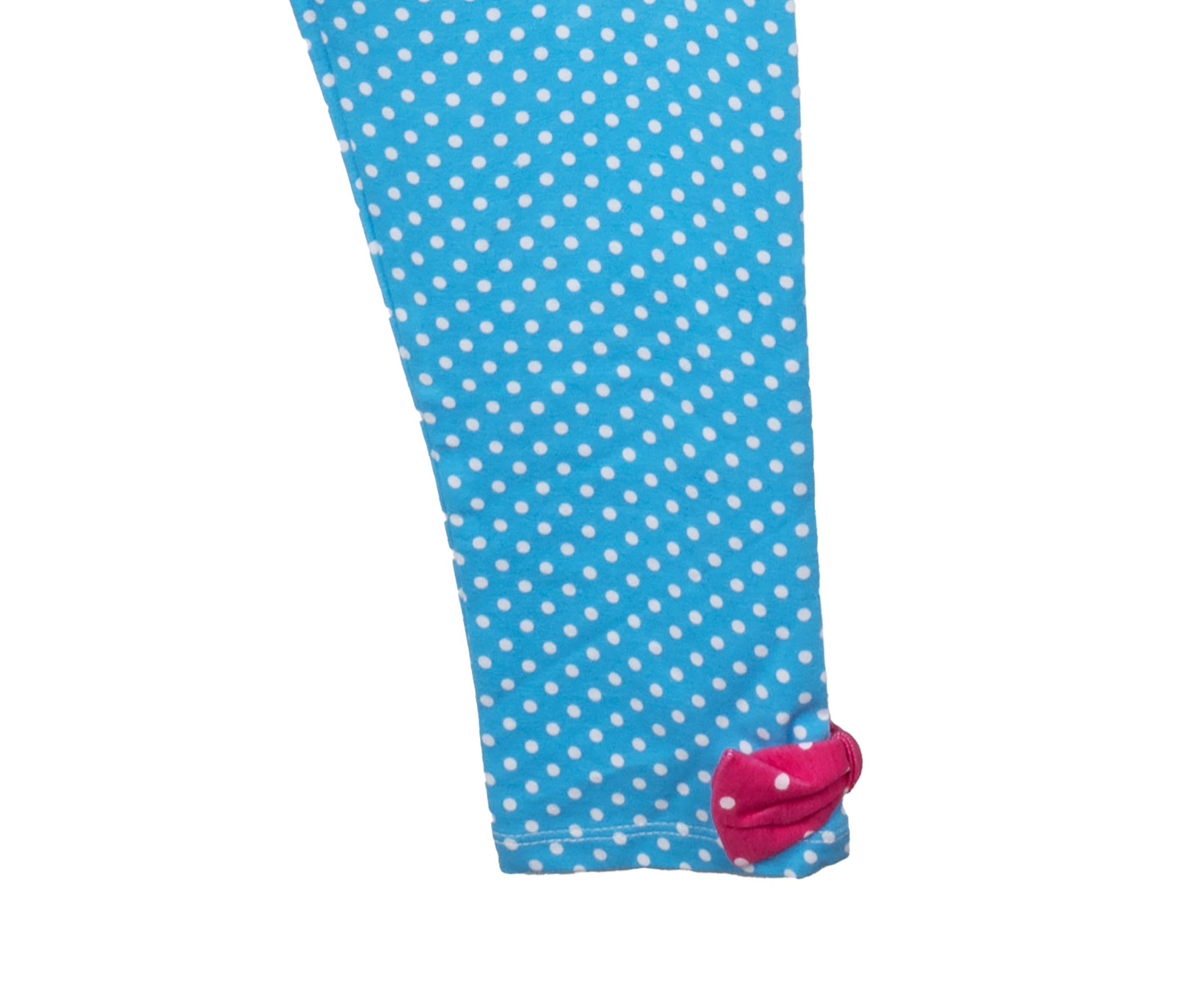 Girls 4-6x Dot Printed Top and Leggings Set