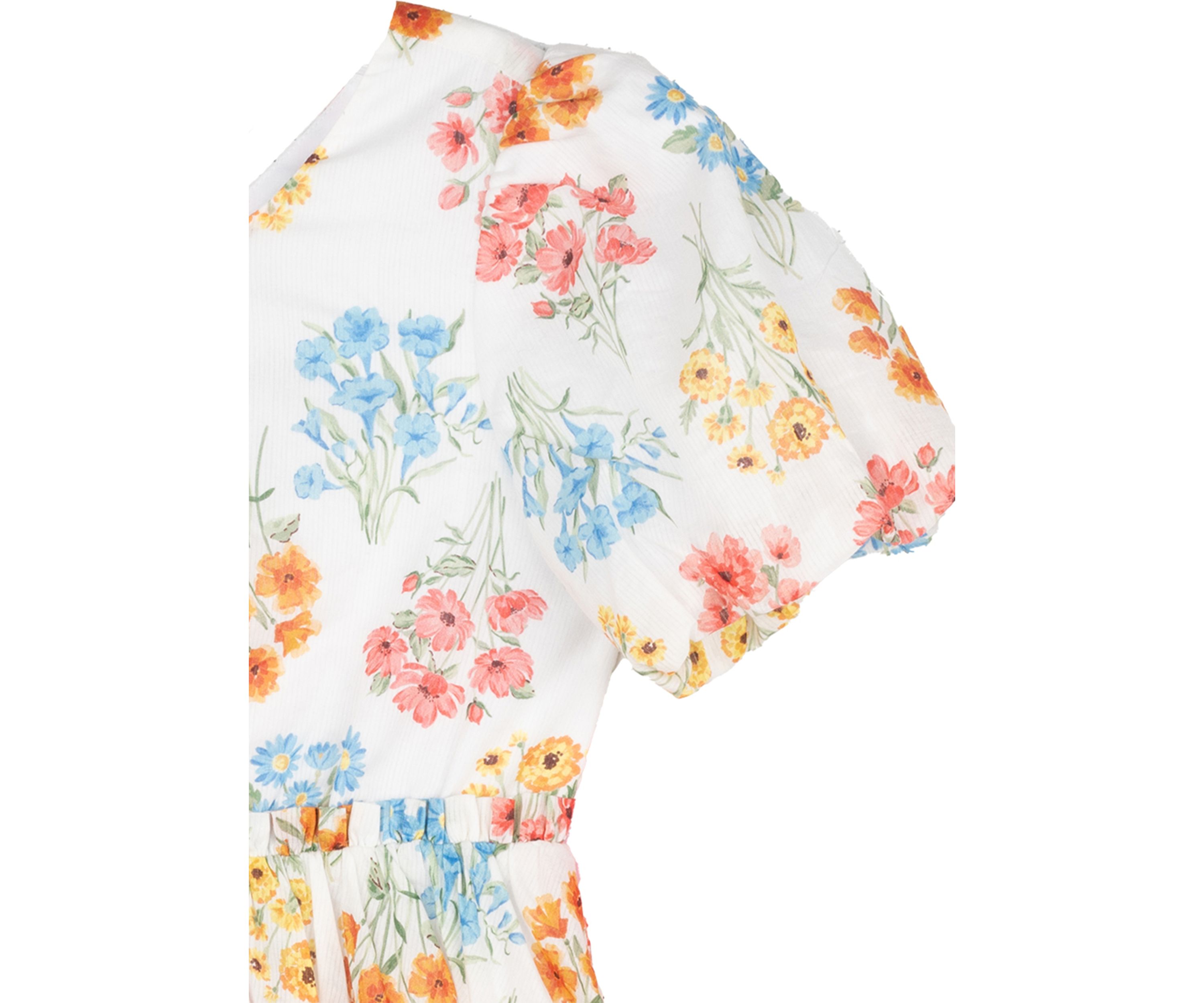 Girls 4-6x Floral Cotton Party Dress 