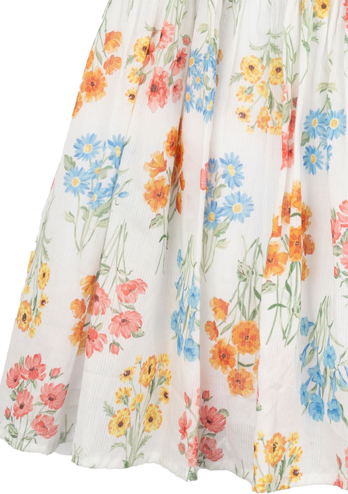 Girls 4-6x Floral Cotton Party Dress 