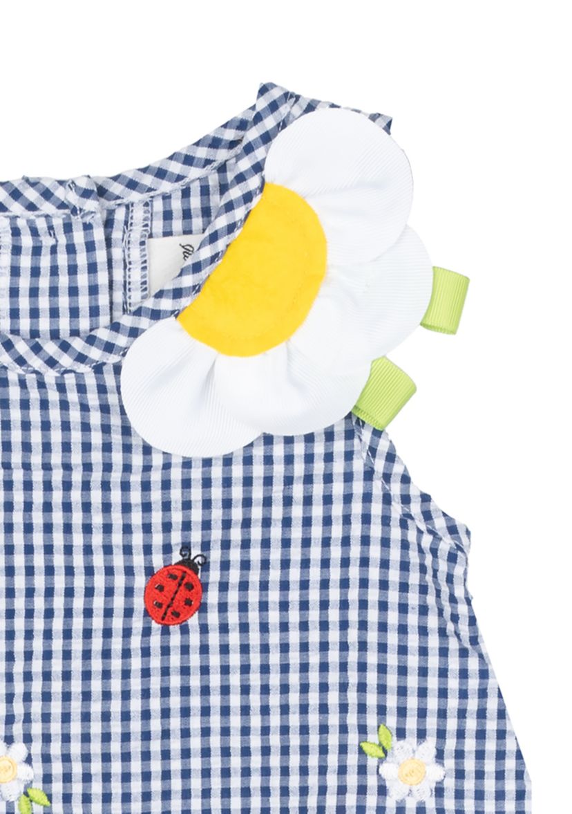 Girls 4-6x Seersucker Top and Ruffle Leggings Set