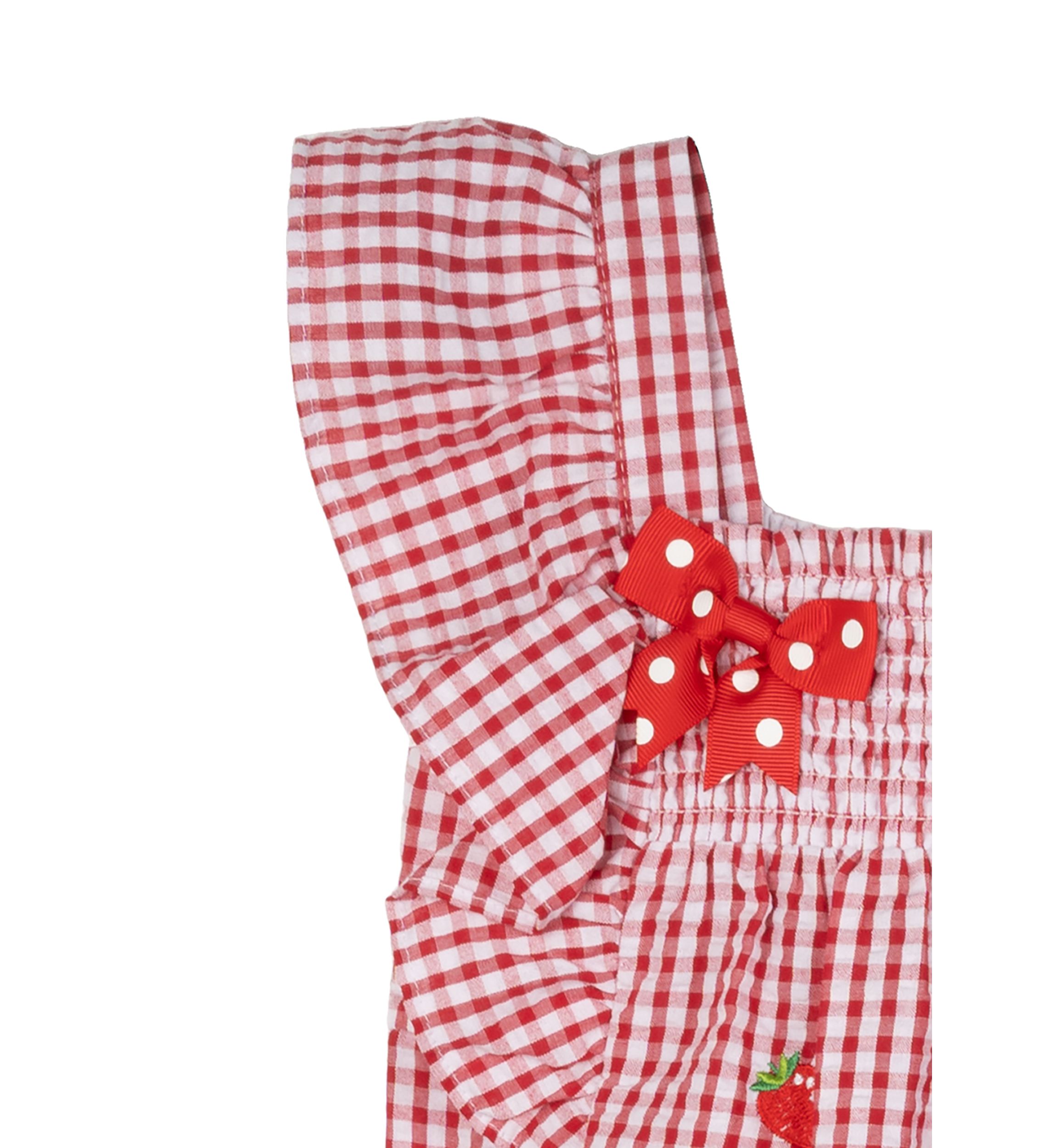 Girls 4-6x Berry Seersucker Top and Ruffle Leggings Set