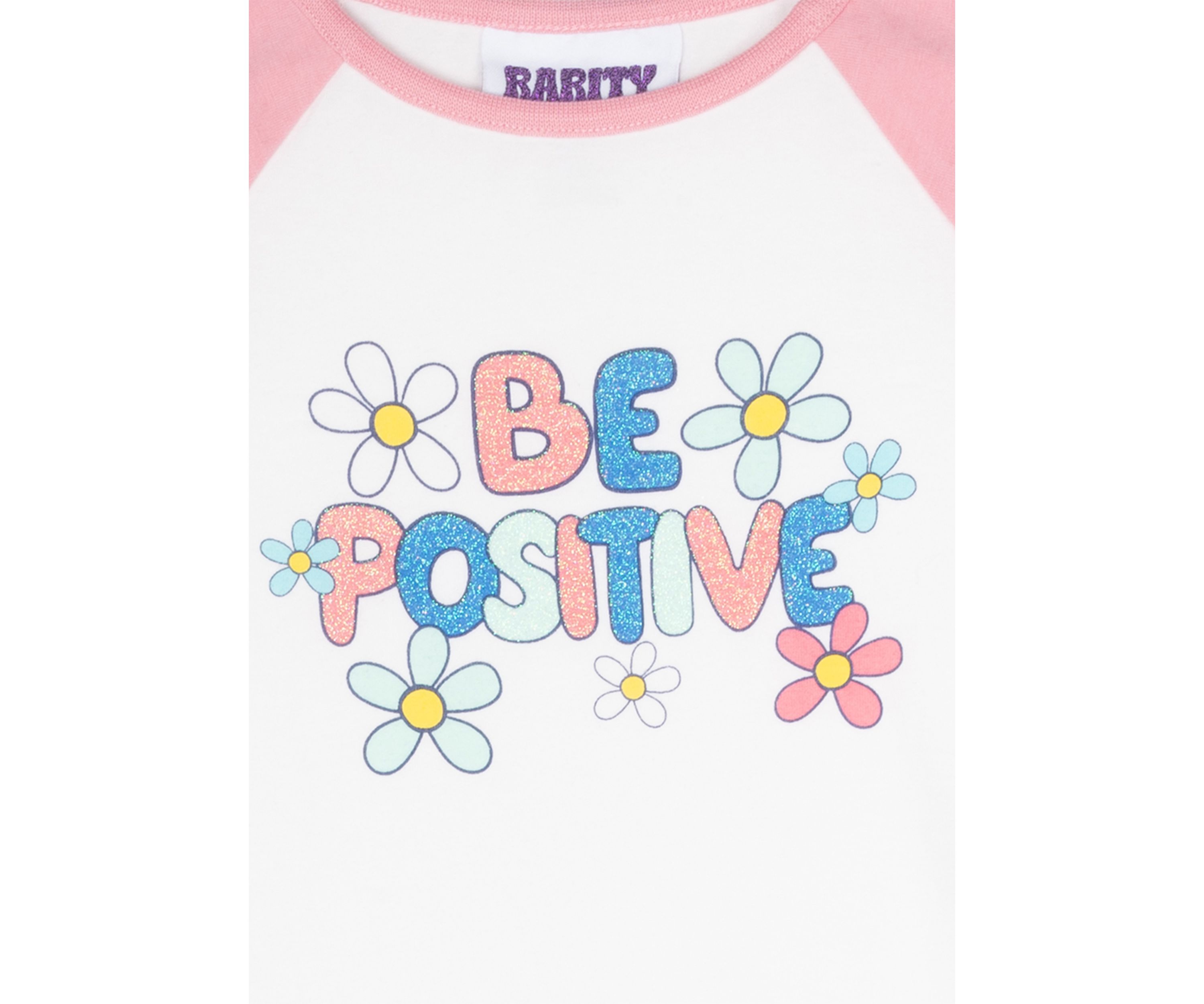 Girls 4-6x Raglan Graphic Top and Cargo Pants Set