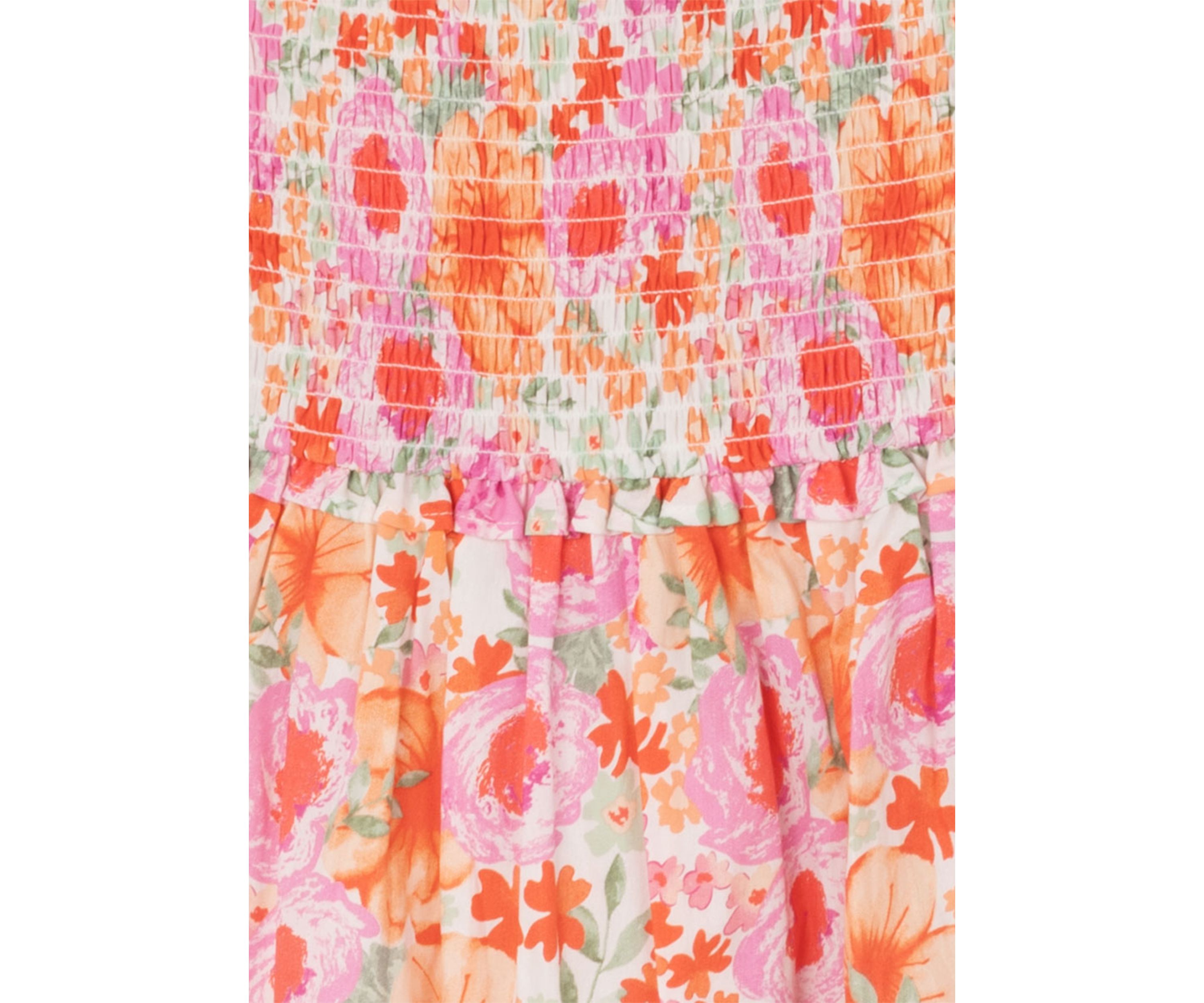 Girls 7-16 Floral Bow Shoulder Maxi Dress