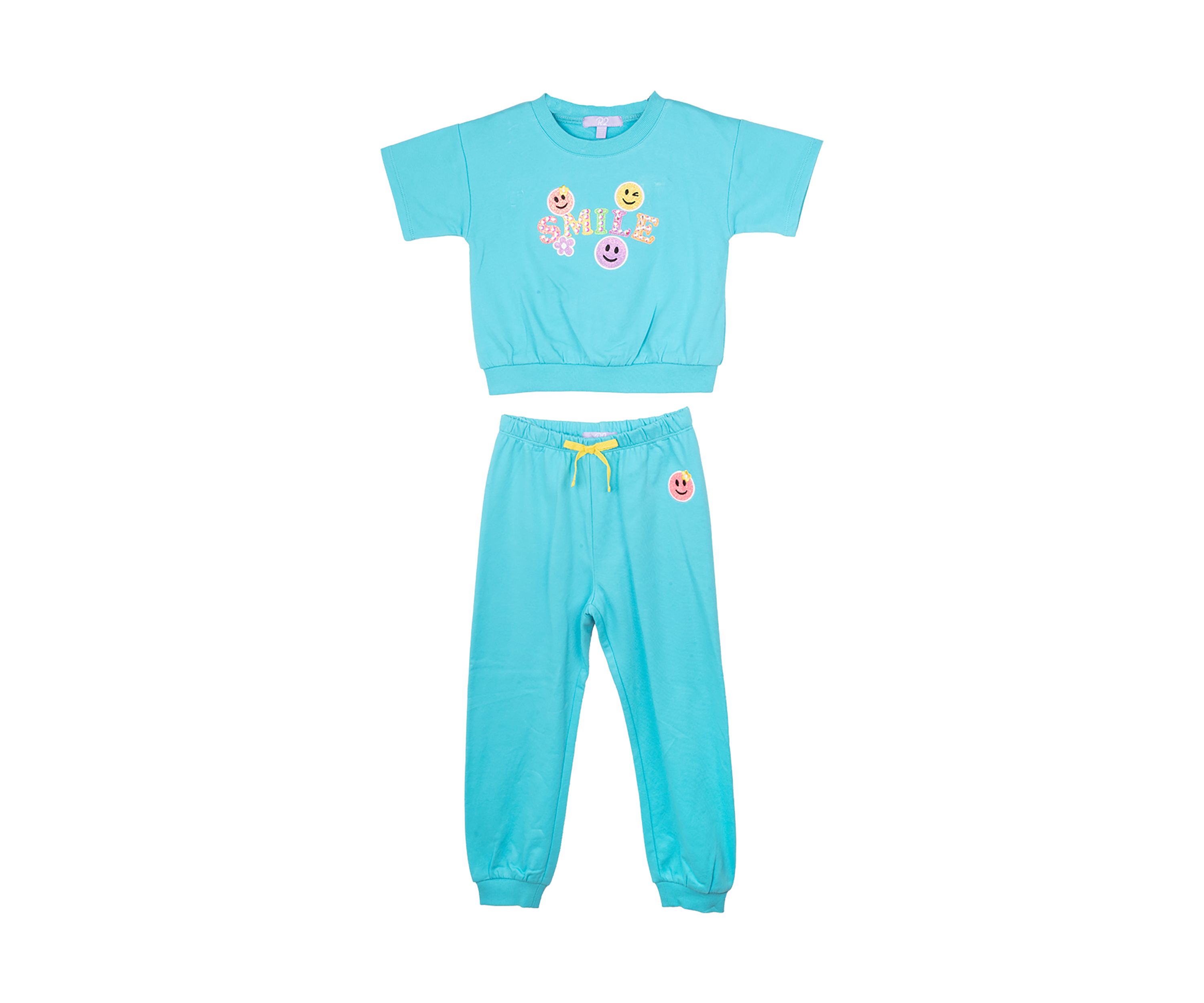 Girls 4-6x French Terry Top and Joggers Set